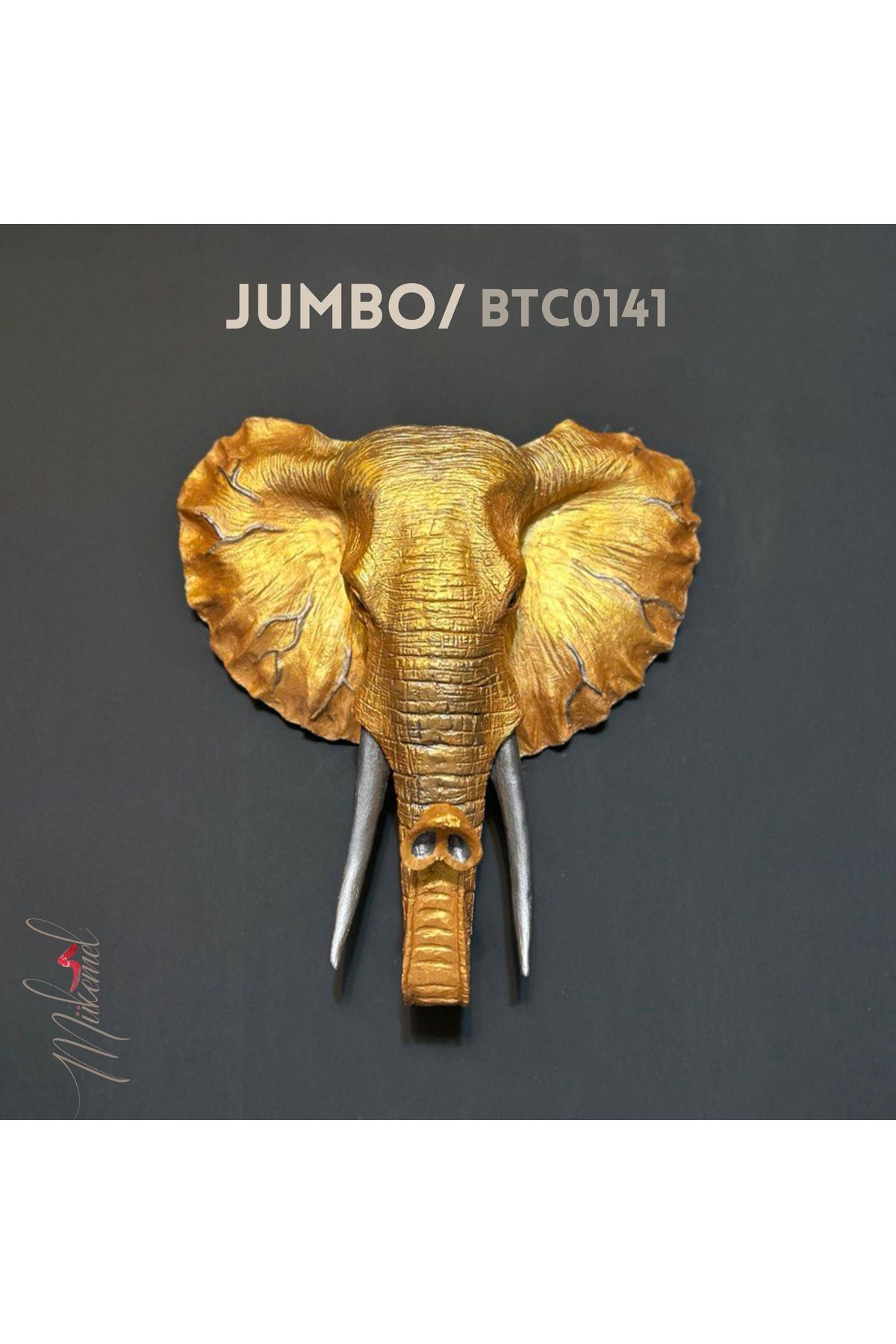 Mukemel Jumbo ( Afrika duvar fili, baş heykeli, şimdiye kadar görülen en büyük hayvan ) Mukemel Tasarımları