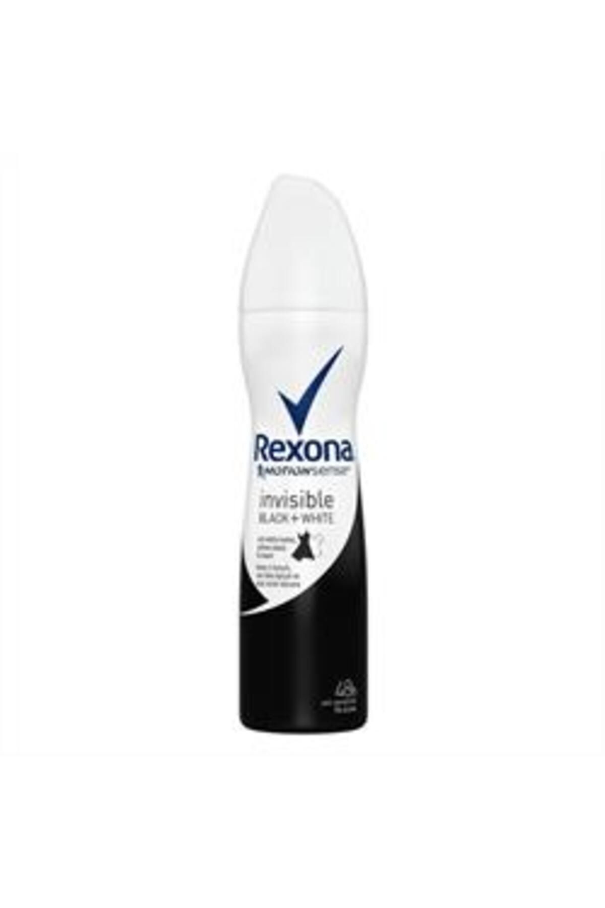 Rexona ( KİL MASKESİ HEDİYE ) Rexona Invisible Black White Deodorant 150ml ( 1 ADET )