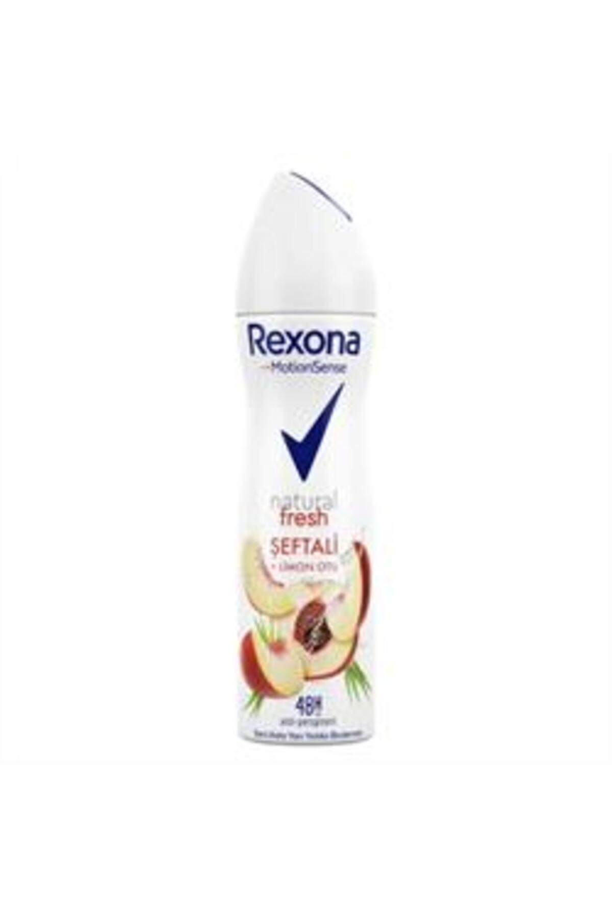 Rexona ( KİL MASKESİ HEDİYE ) Rexona Natural Fresh Şeftali Limon Otu Deodorant 150ml ( 1 ADET )