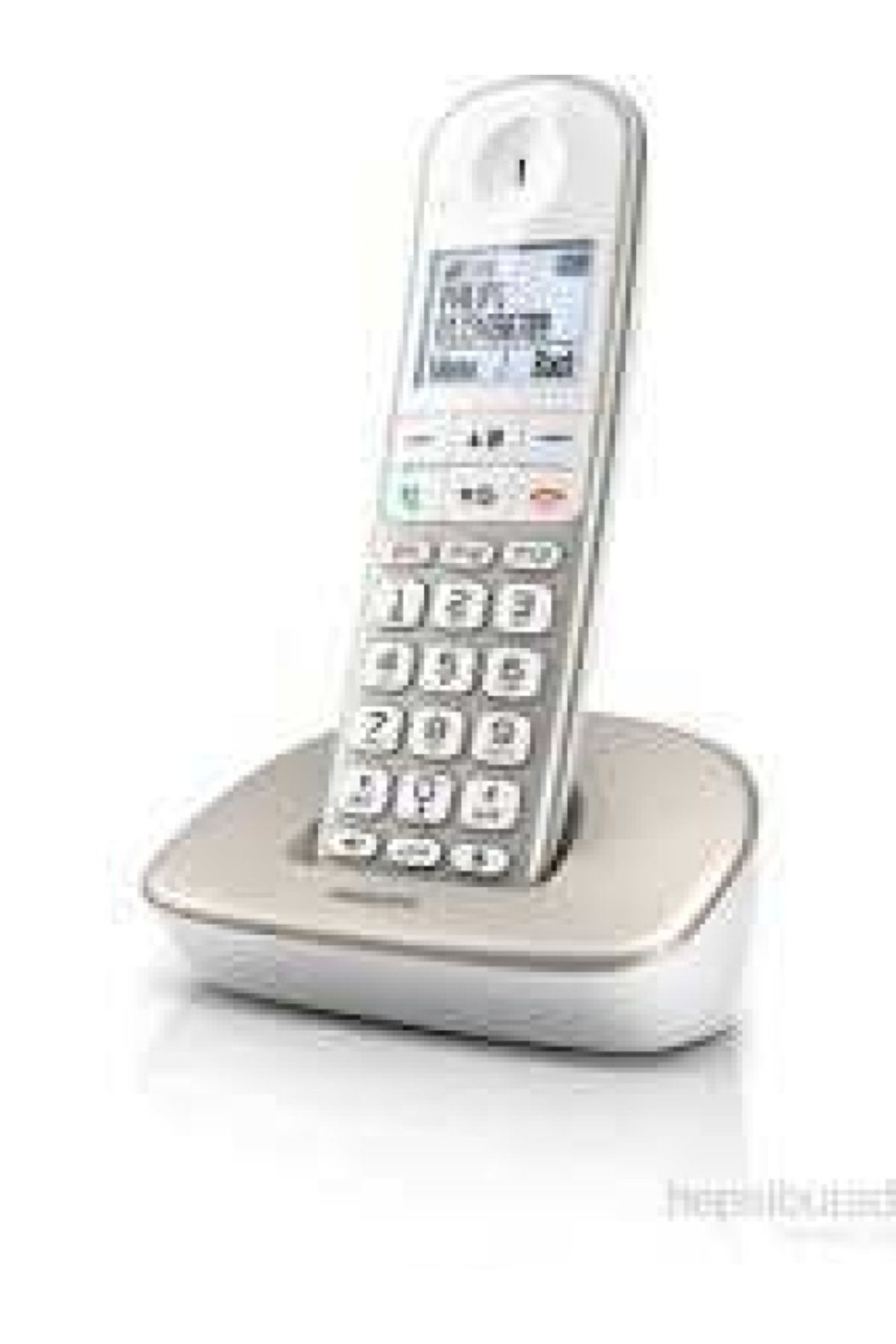 Philips Xl4901s Telsiz Dect Telefon 1.9" Ekran Eller Serbest Konuşla Beyaz Arka Işık-tuş Takımı