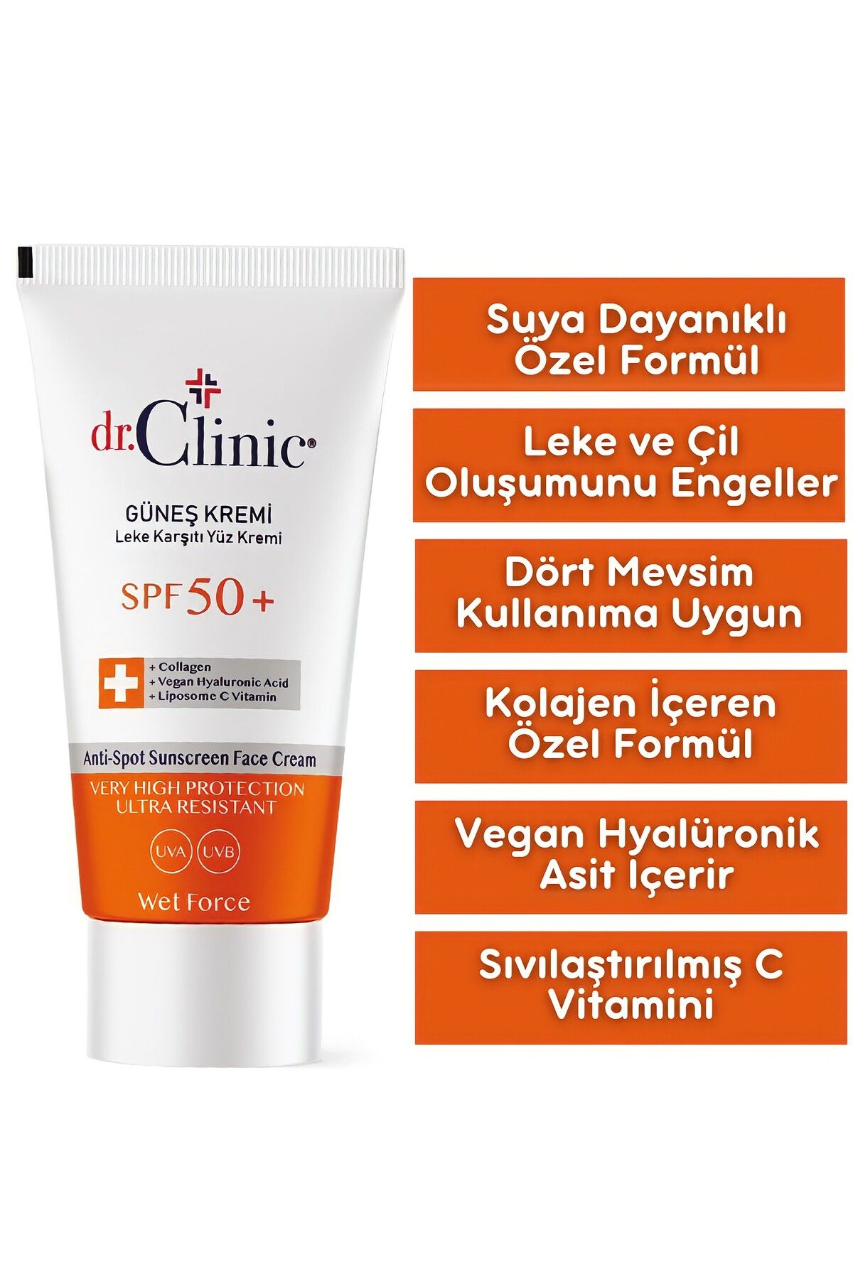 Dr. Clinic DR. CLİNİC LEKE KARŞITI GÜNEŞ KREMİ SPF50+