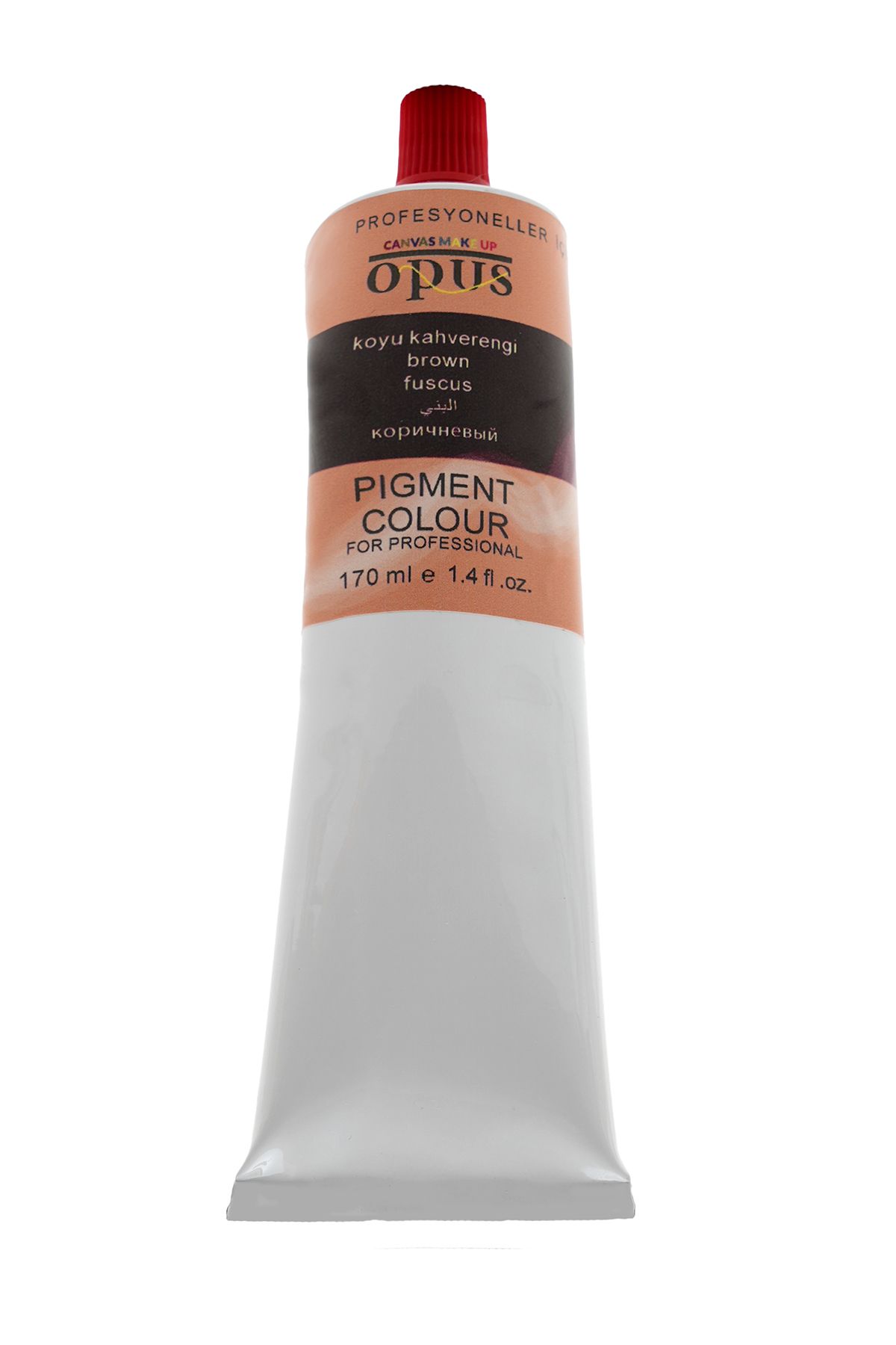 OPUS Sanatsal Yağlı Boya 170ML Koyu Kahve Ressamlar İçin Pigment Colour Serisi