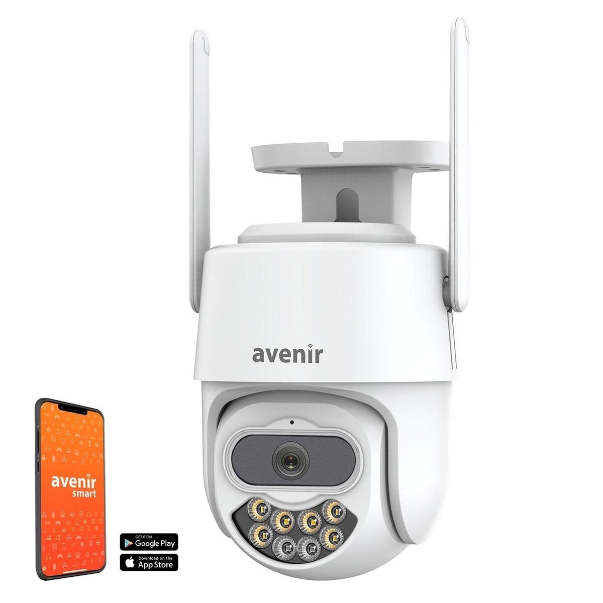 Genel Markalar Avenir Av-s305 Smart Güvenlik Kamerası 2mp Wi-fi Ptz Harekete Duyarlı