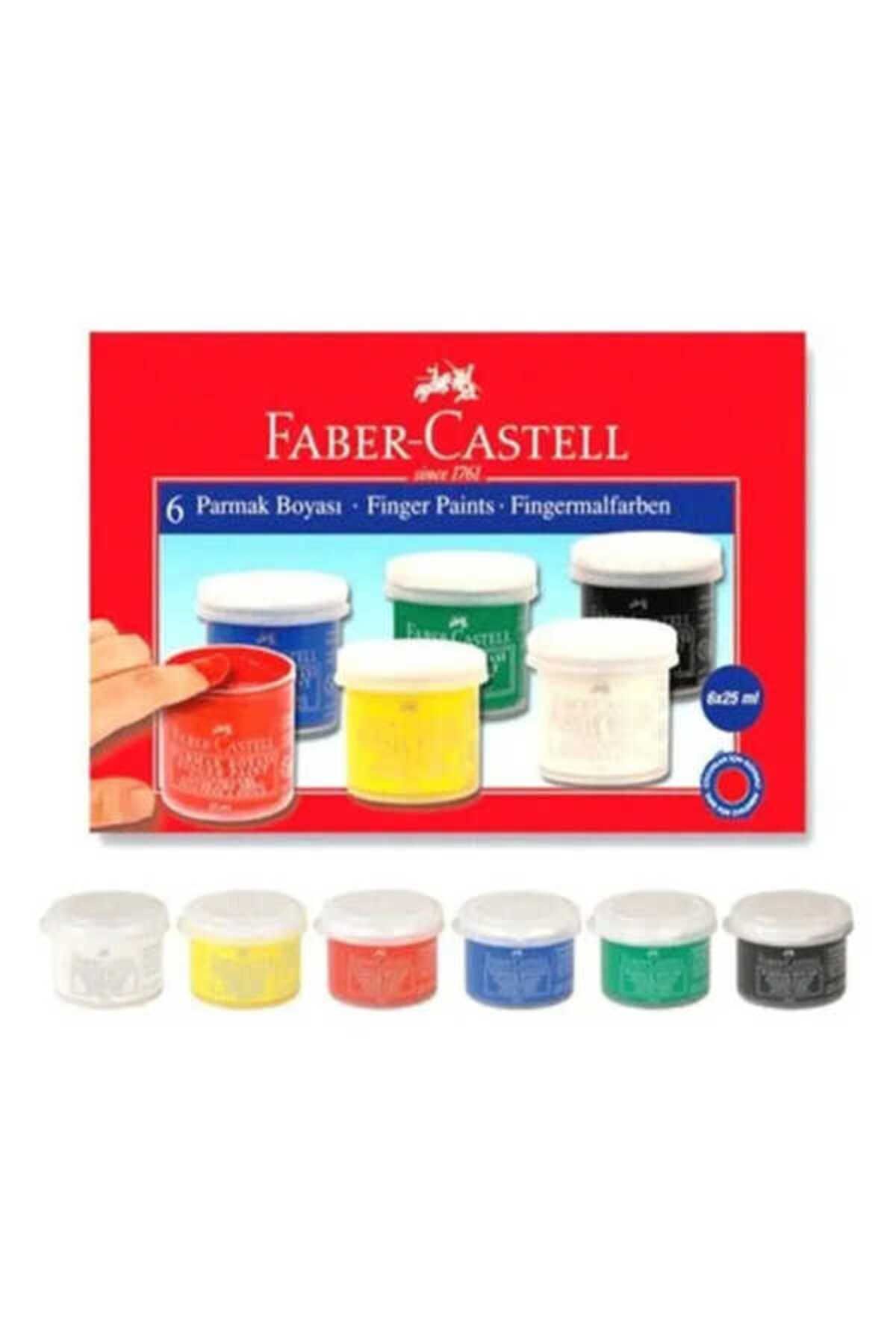Faber Castell Parmak Boyası 6 Renk 25 ml