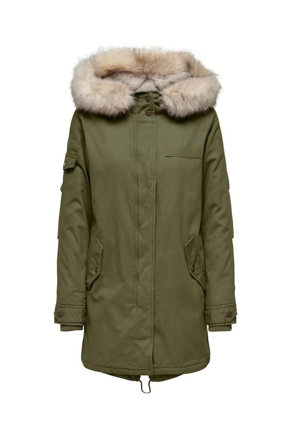 Only Onlnewmay Fur Canvas Parka 15295414