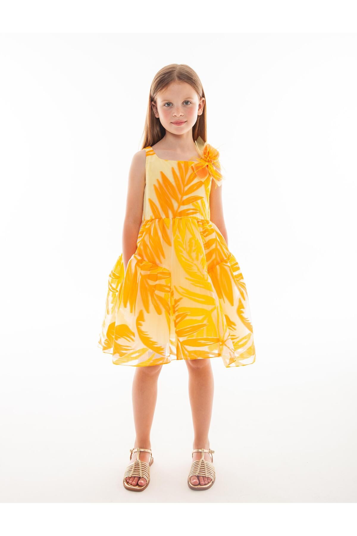 Lia Lea Bg Store Kız Çocuk Sarı Elbise