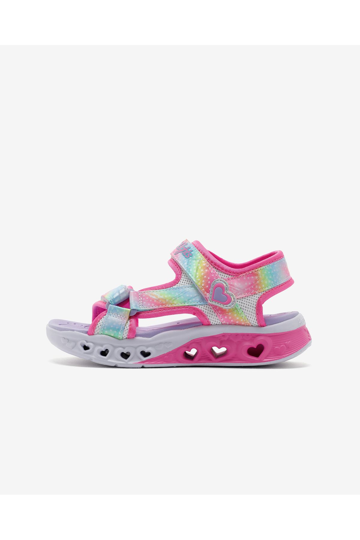 Skechers Flutter Hearts Sandal - Twilight Dash Büyük Kız Çocuk Beyaz Sandalet 303105l Wmlt