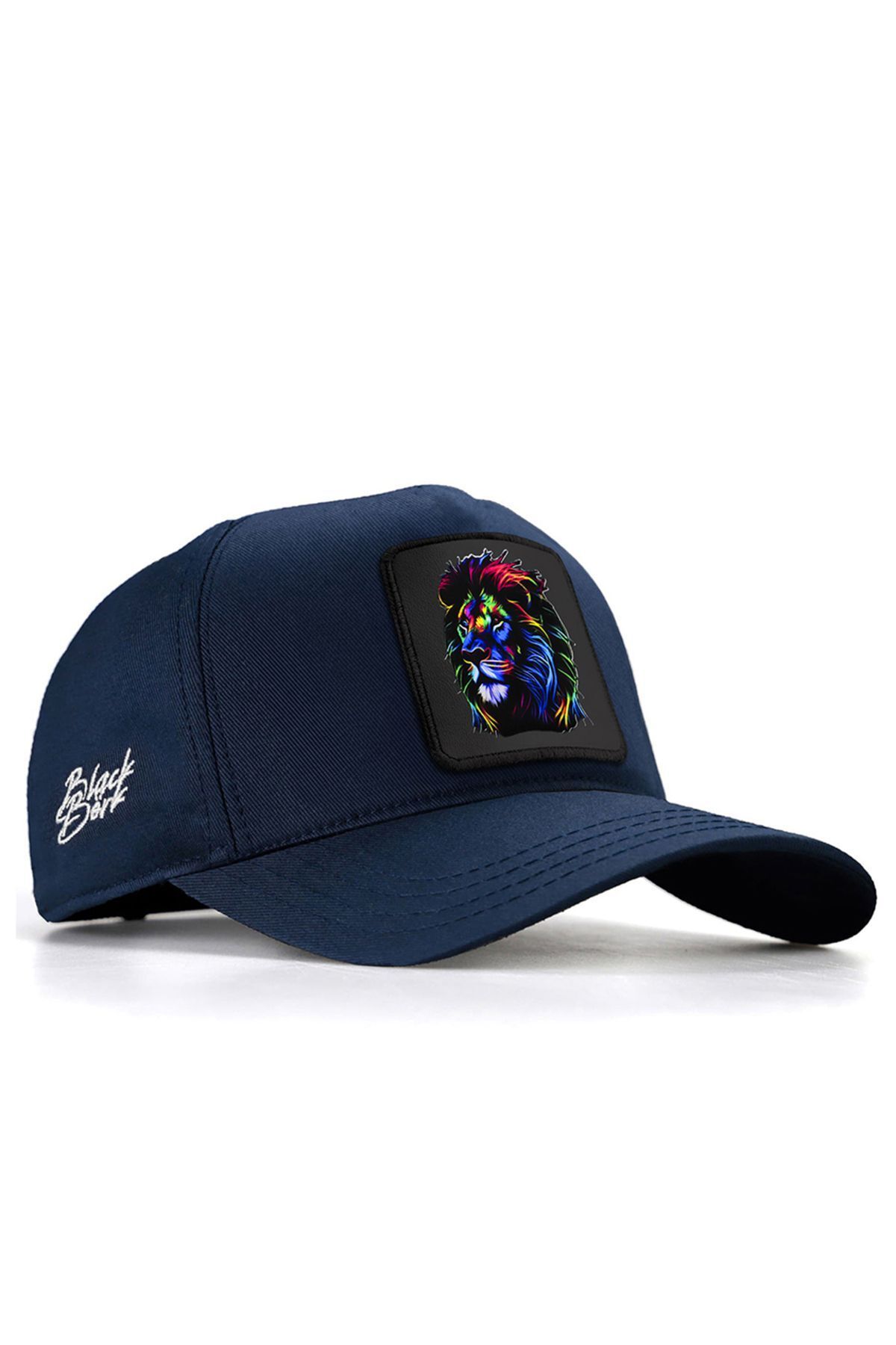 BlackBörk V1 Baseball Aslan - 7 Kod Logolu Unisex Lacivert Şapka (CAP)