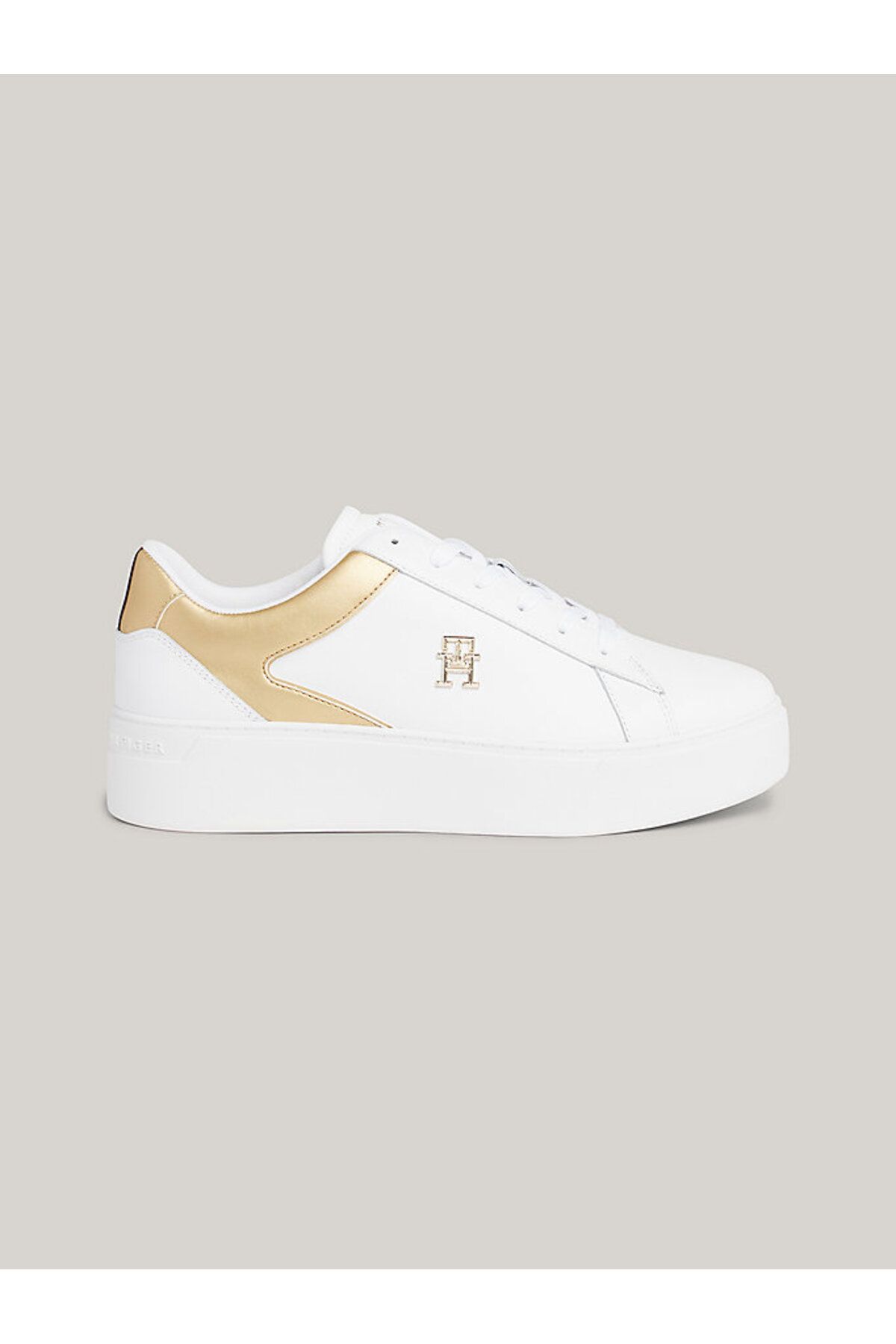 Tommy Hilfiger TH PLATFORM COURT SNEAKER GLD