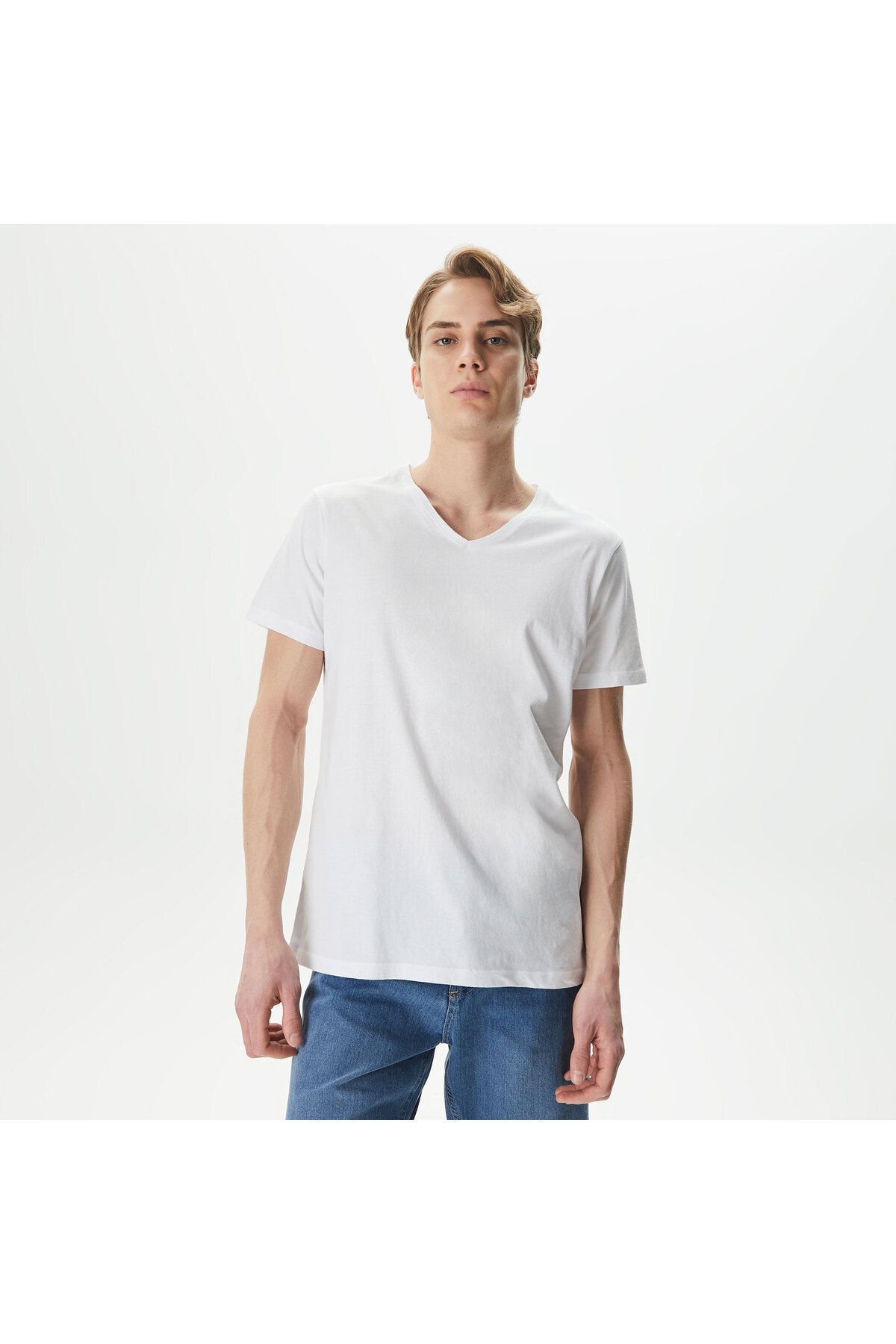 Superfly Erkek Beyaz Günlük T-shirt