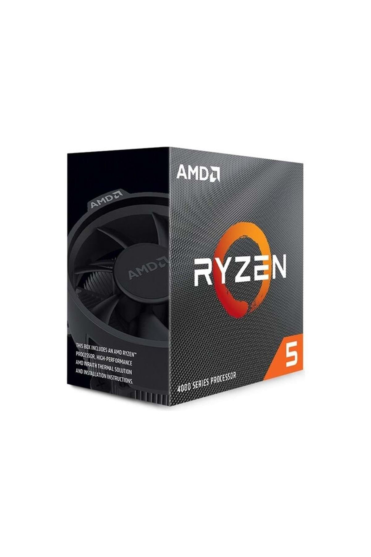 RYZEN AMD Ryzen 5 4500 3.60Ghz 8Mb 6 Çekirdek AM4 Box İşlemci