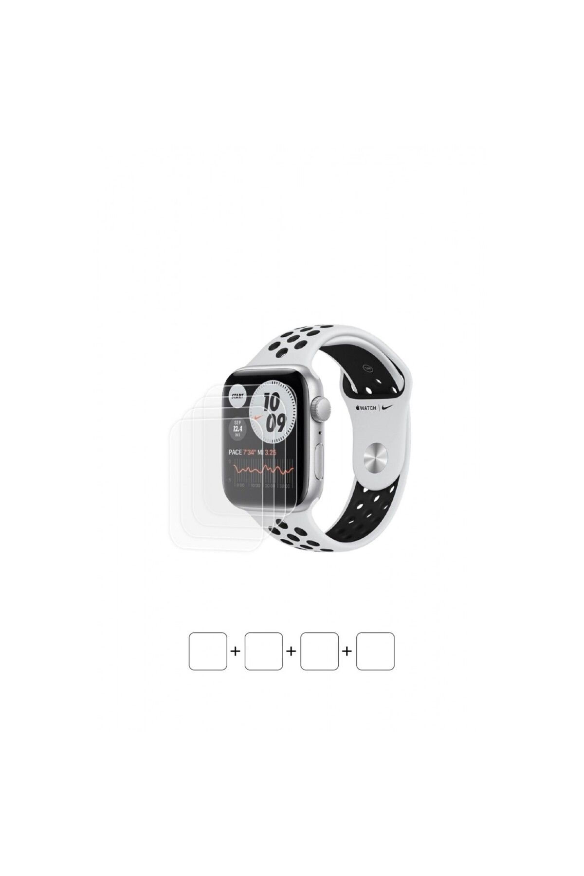 Wrapsol Apple Watch Nike Series 6 40 mm Uyumlu Akıllı Saat Ekran Koruyucu Poliüretan Film
