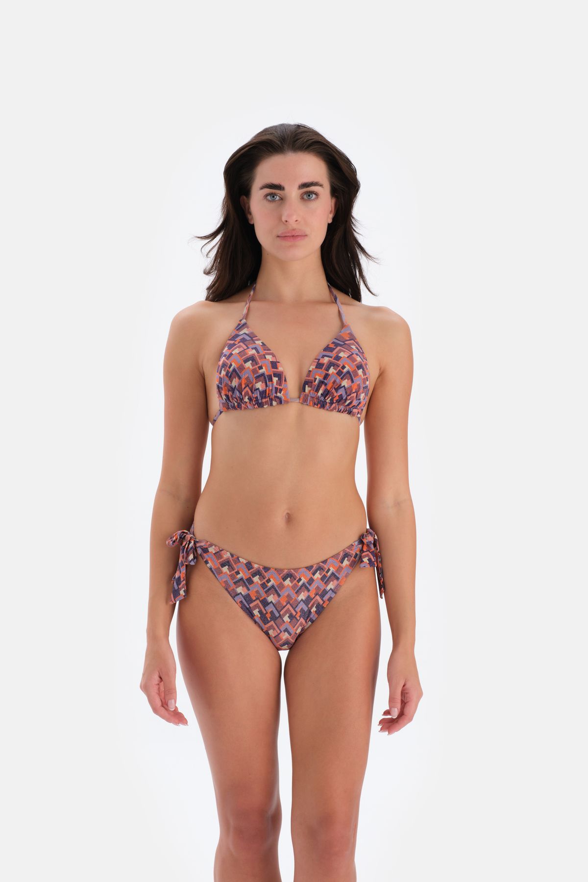 Eros Turuncu 3072Bk Üçgen Küçük Bikini Tk.