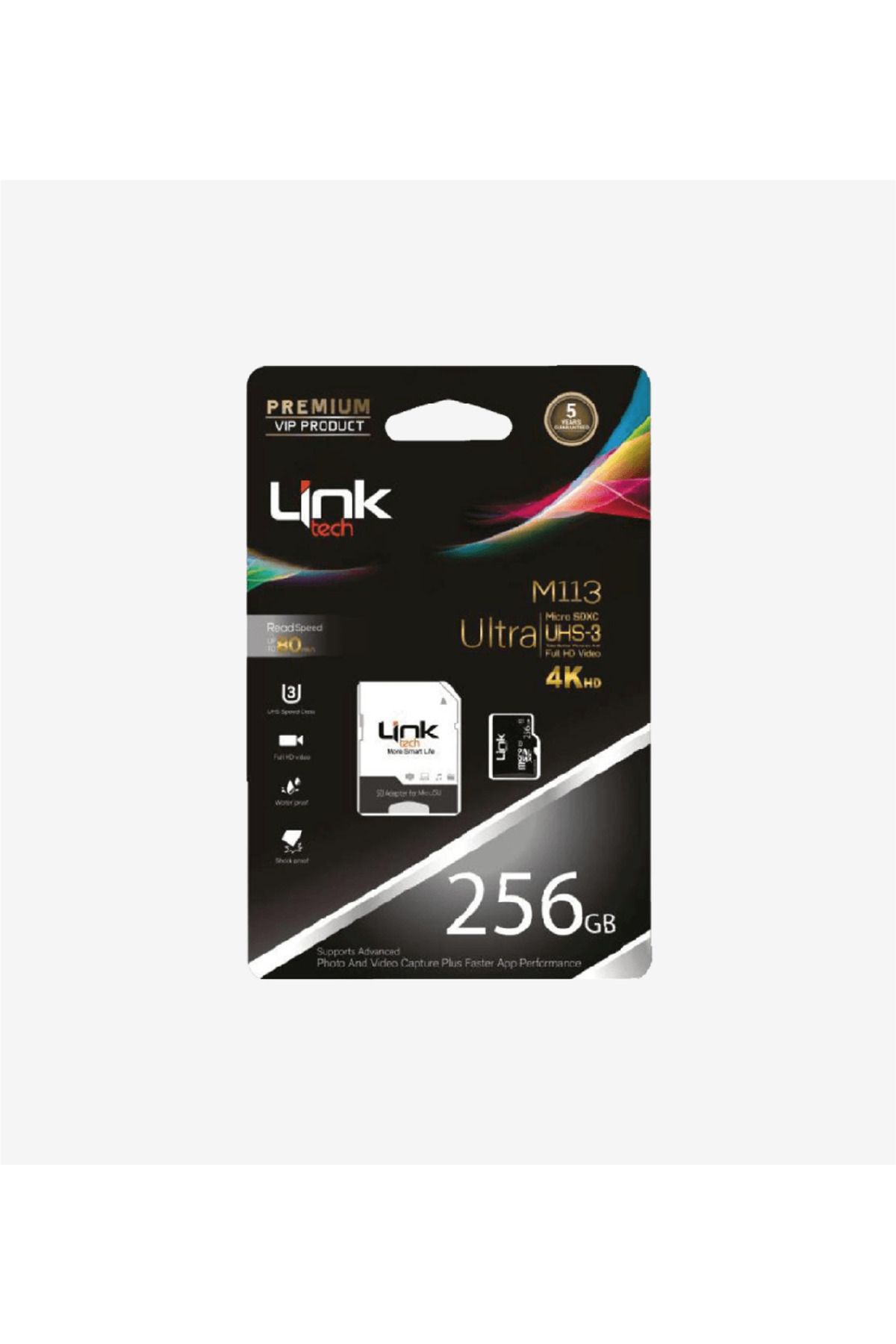 Link M113 Premium 80MB/s Micro SD Ultra 256 GB Hafıza Kartı