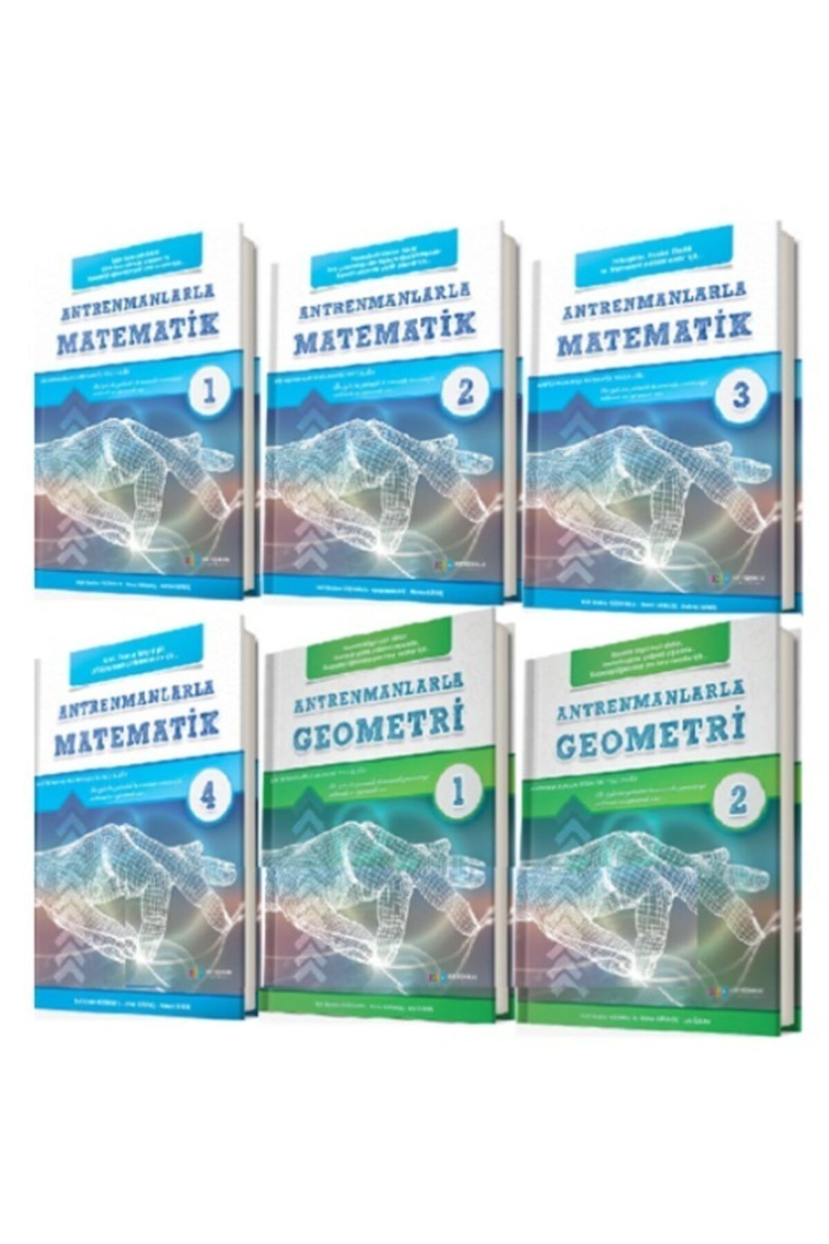 Antrenman Yayınları Antrenmanlarla Matematik 1-2-3-4 + Geometri 1-2 Set 6 Kitap Antrenman Yayınları