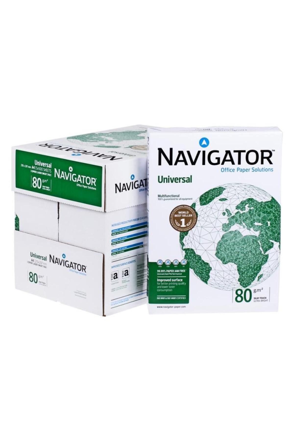 NAVİGATÖR Navigator A4 Fotokopi Kağıdı 80 gr 1 Koli (5 PAKET)