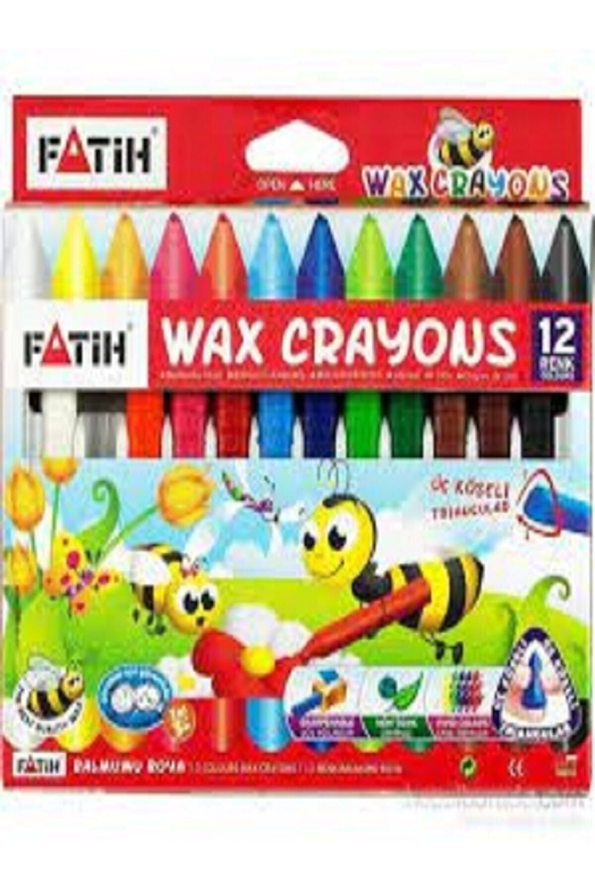 Fatih Decohomeart Wax Crayon 12 Renk Mum Boya 50220