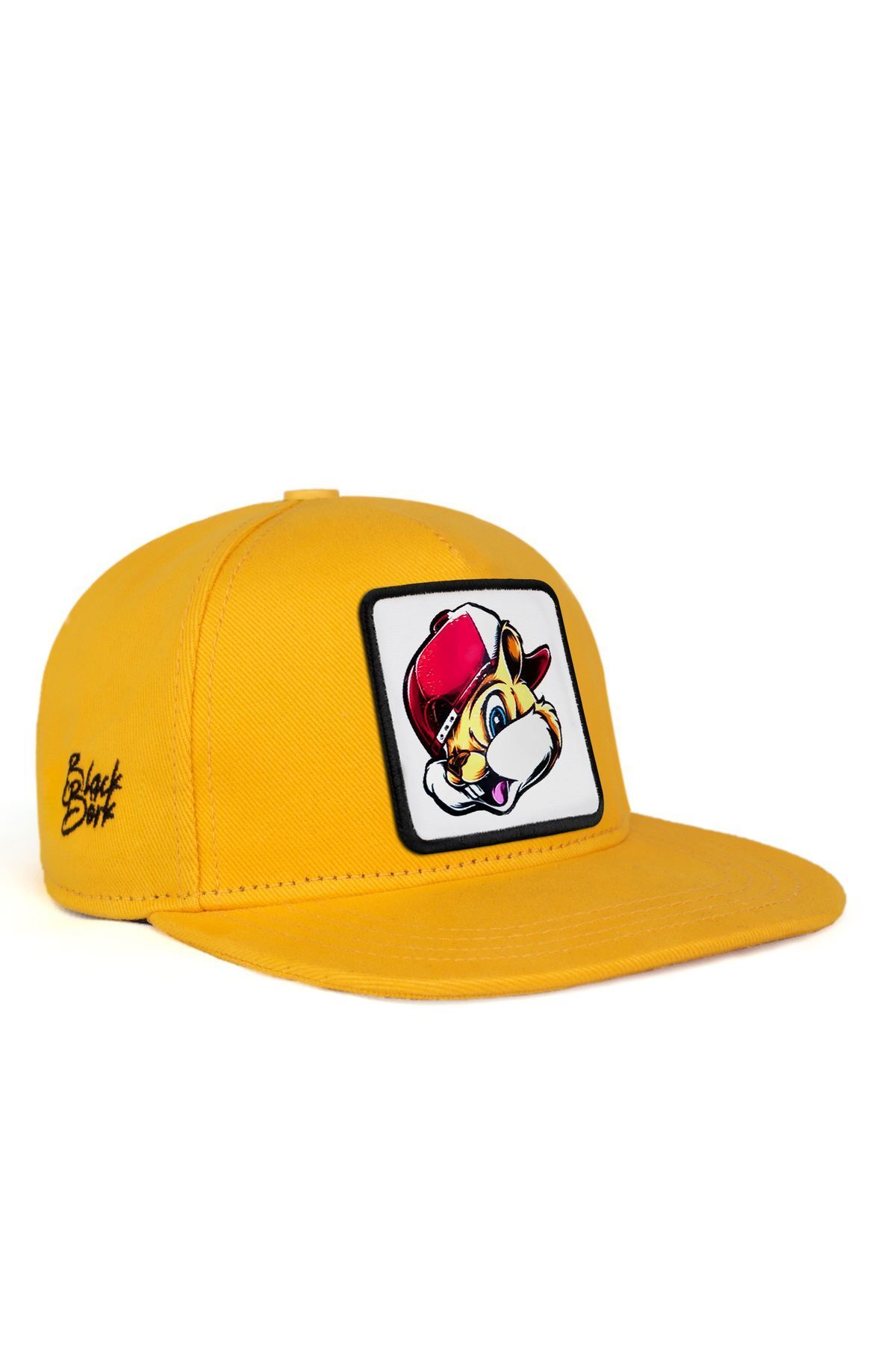 BlackBörk V1 Hip Hop Kids Sincap - 1bs Kod Logolu Unisex Sarı Çocuk Şapka (CAP)
