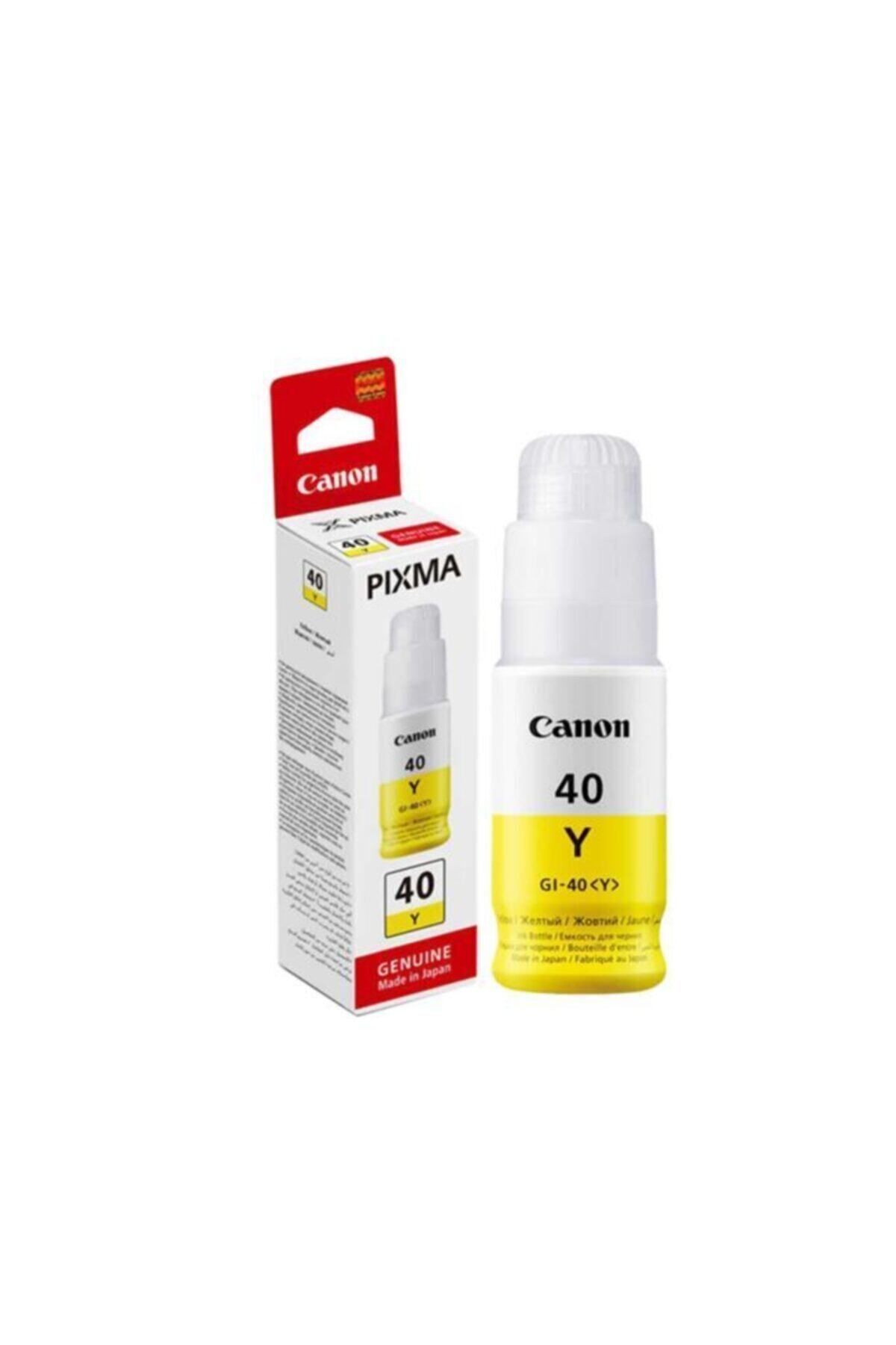 Canon Gı-40 - 3402c001 Sarı Orijinal Mürekkep 7.700 Sayfa-g5040