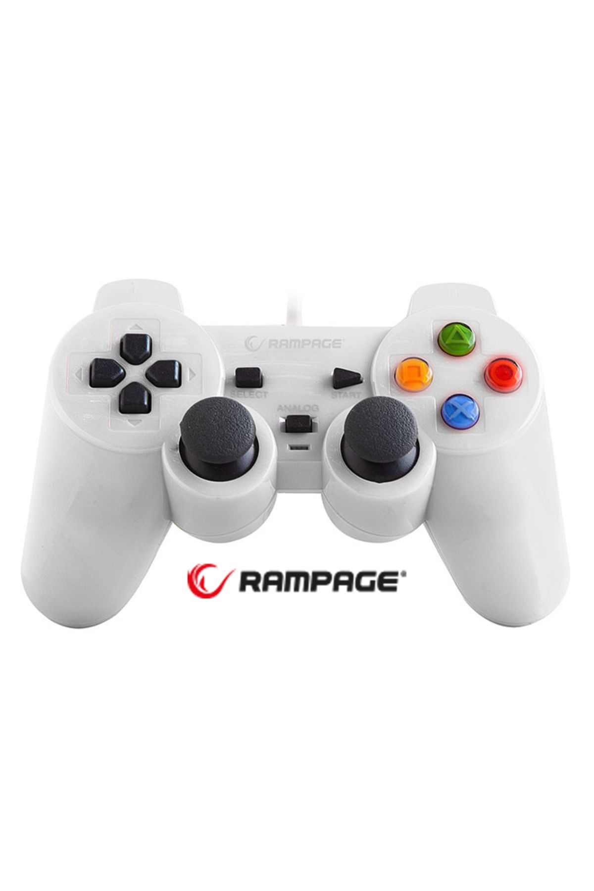 Snopy Rampage Sg-r602 Ps3/pc Usb 1.8m Joypad Oyun Kolu Beyaz