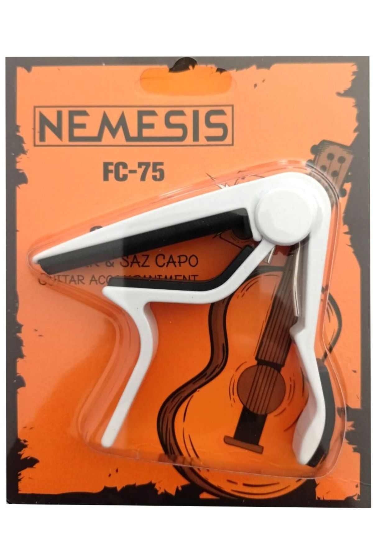 Nemesis Fc-75wh Gitar Ve Bağlama Kaposu Beyaz - 1nci Sınıf Fc75