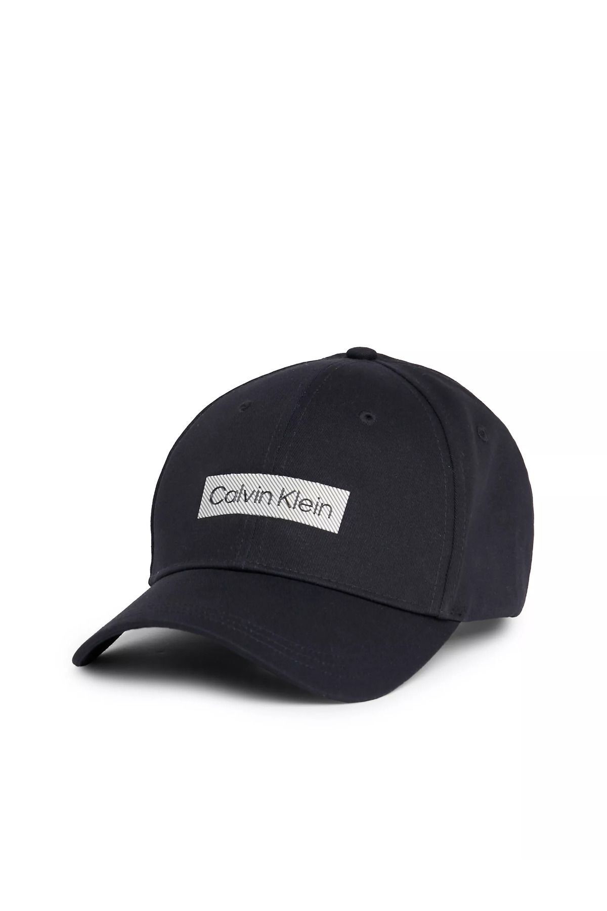 Calvin Klein Erkek İşlemeli Logolu Detaylı Siyah Spor Şapka K50K511550-BEH
