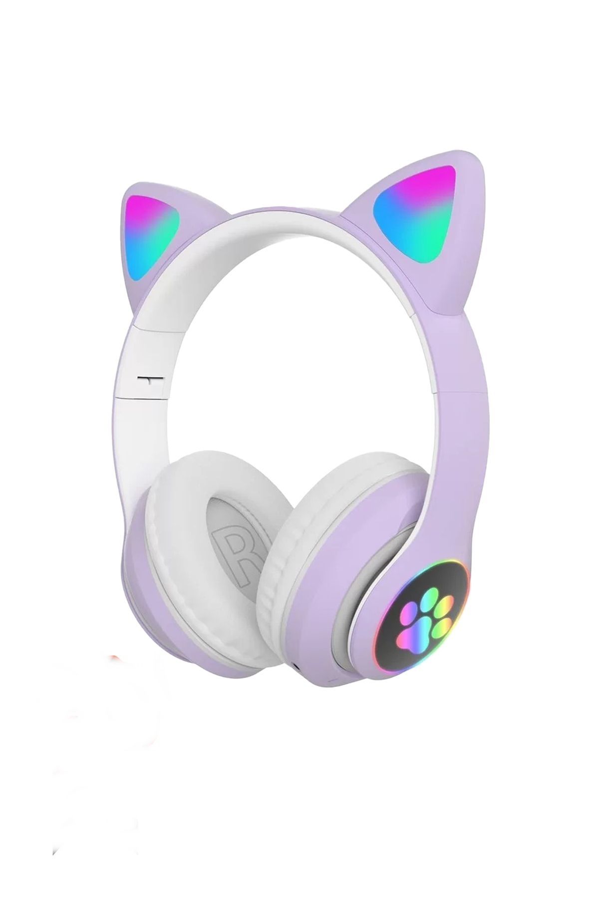 Torima STN-28 Mor Kedi Kulak Üstü Kablosuz Bluetooth Kulaklık