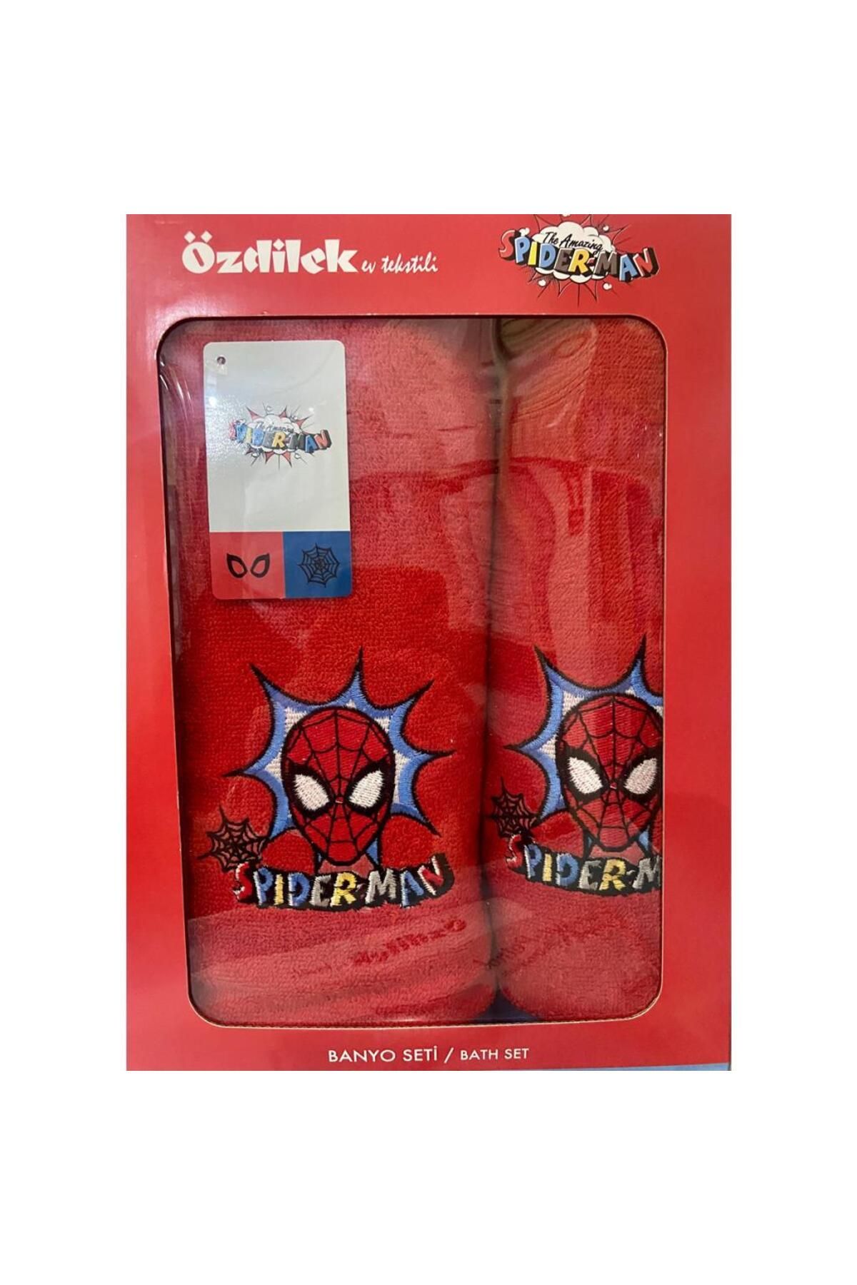 Özdilek Disney Spiderman Red Banyo Seti Kırmızı