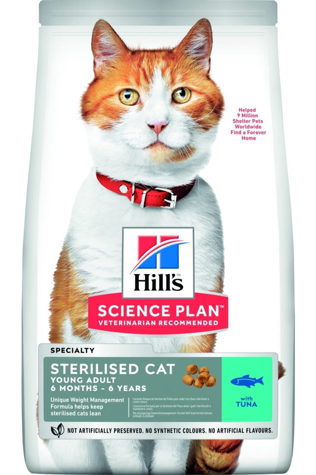 Hill's Sterilised Ton Balıklı Kısır Kedi Maması 10 Kg