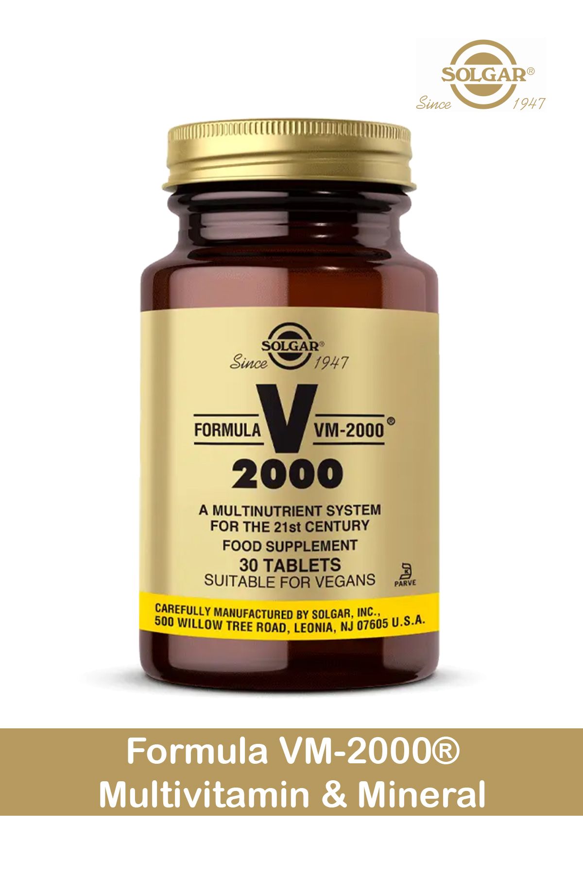 Solgar Vm 2000 30 Tablet Multivitamin