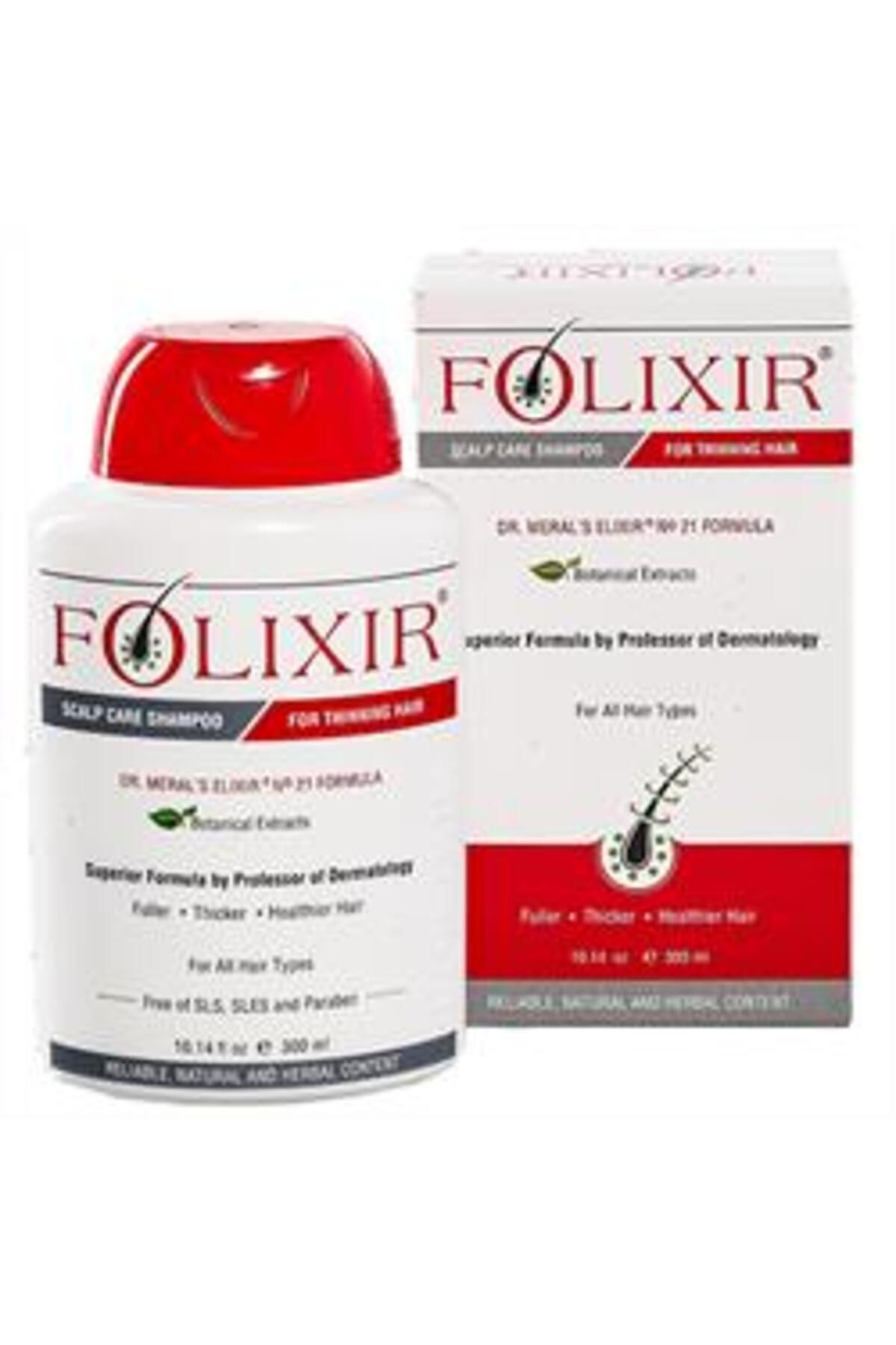 Folixir ( KİL MASKESİ HEDİYE ) Folixir Şampuan 300 ml ( 1 ADET )