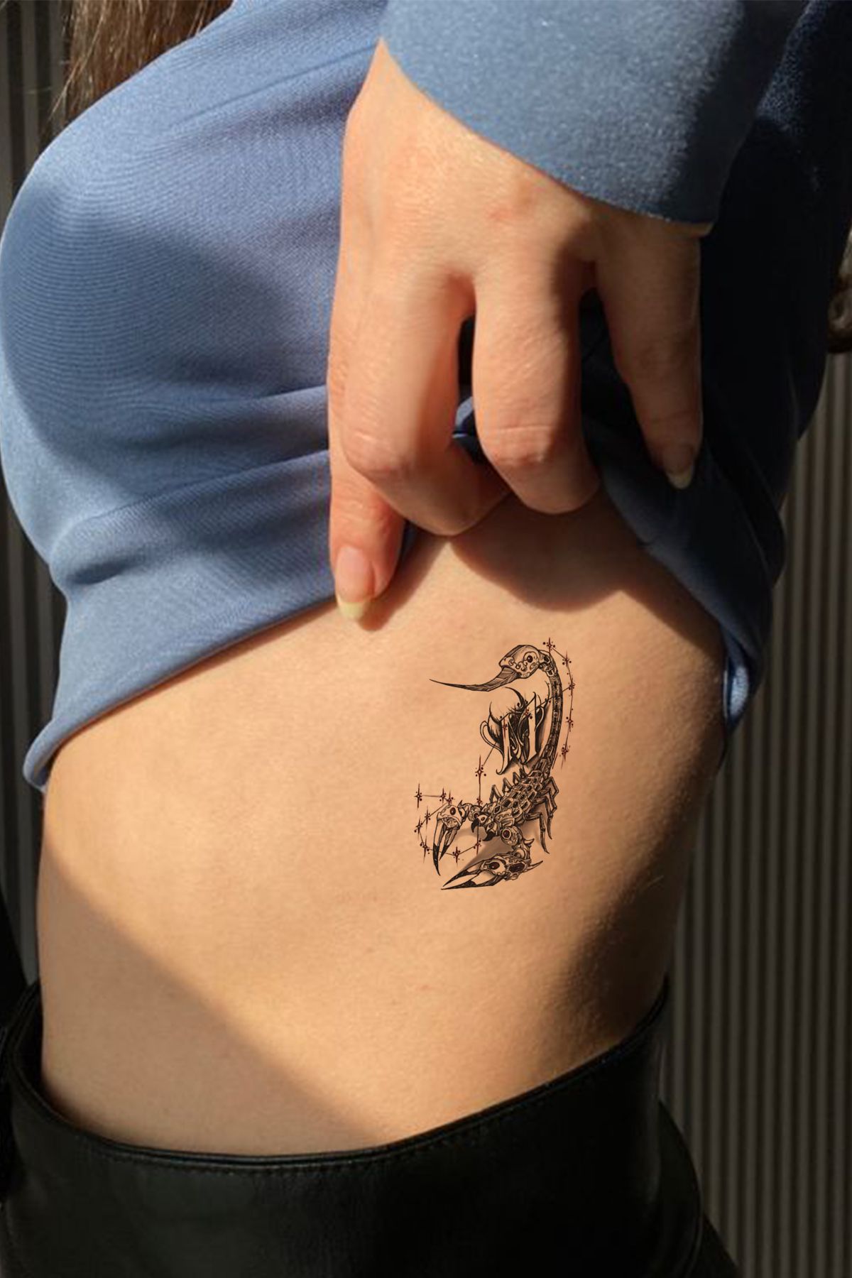 Bear&Pear Akrep Dövmesi Geçici Dövme Scorpion Tattoo
