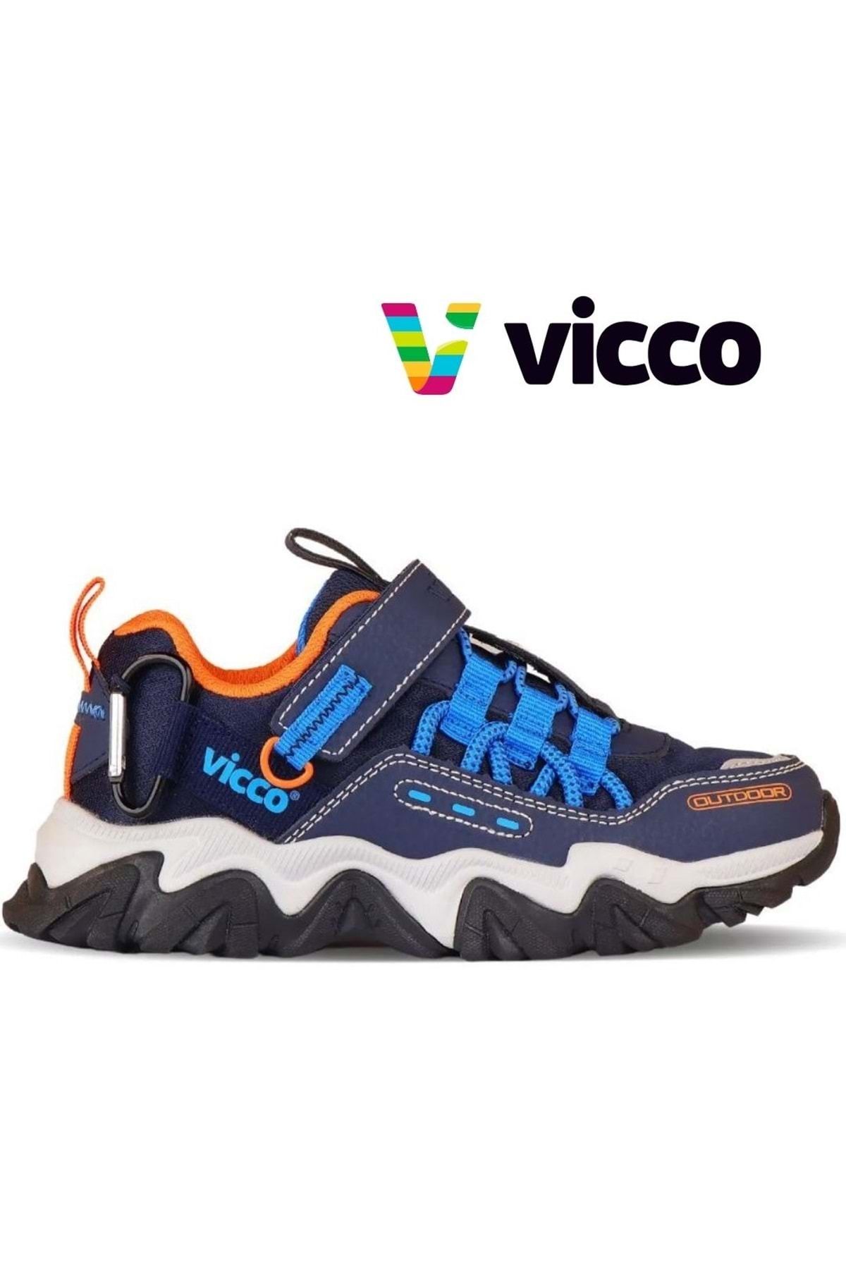 Kids Club Shoes Vicco Toro Trekking Outdoor Ortopedik Çocuk Spor Ayakkabı Lacivert