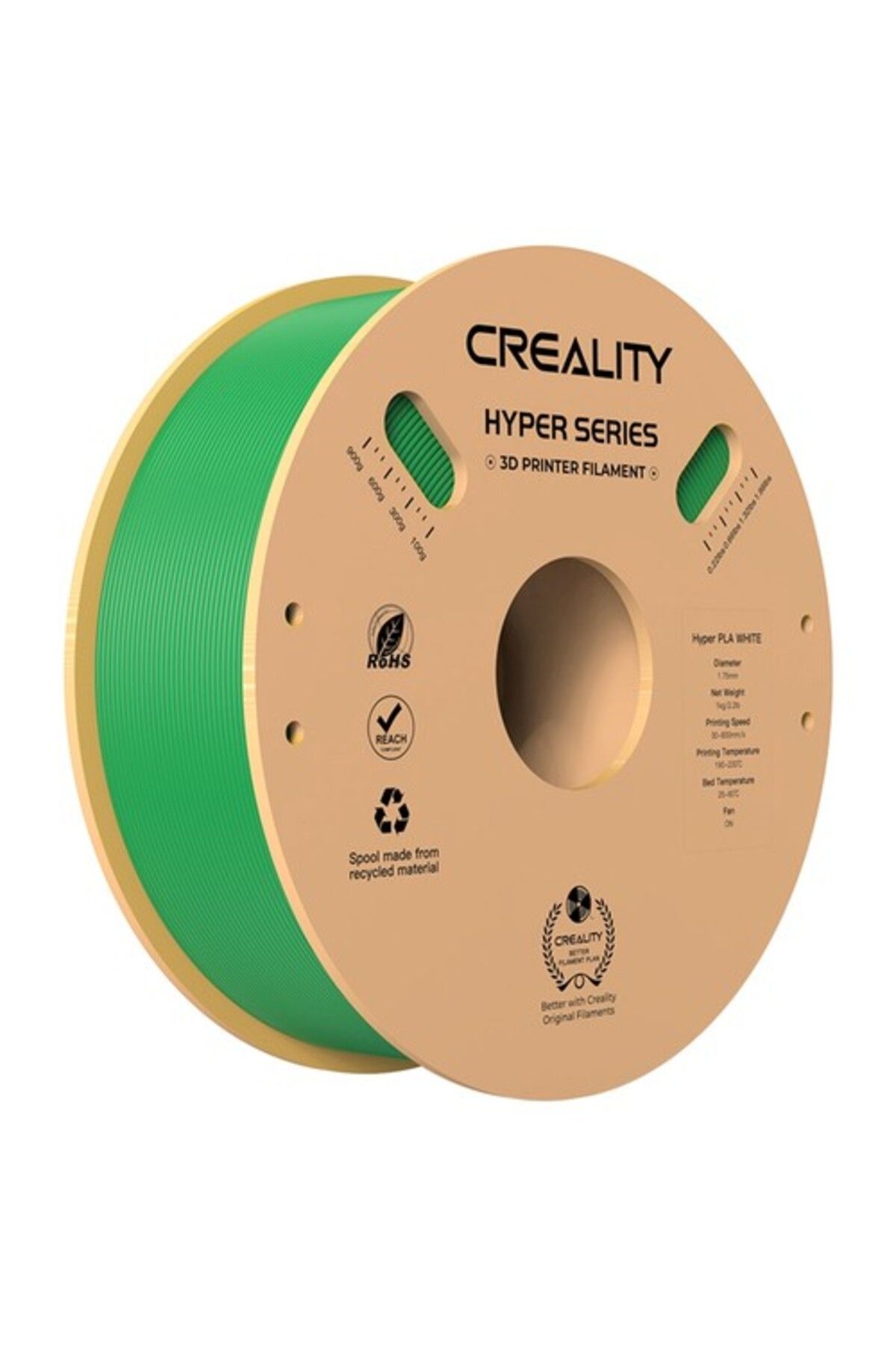 CREALITY 3D Creality Hyper Pla Filament Yeşil 1.75mm 1kg