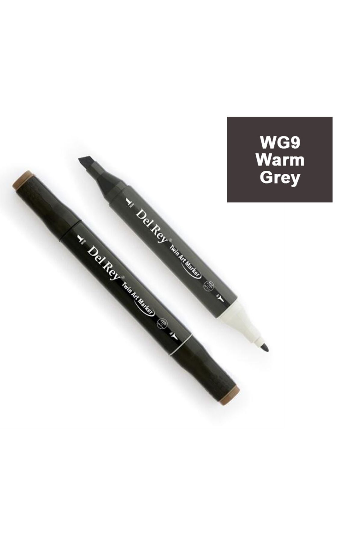 Pebeo Del Rey Twın Marker Wg9 Warm Grey Çift Uçlu Grafik Kalemi Mn-Drwg9