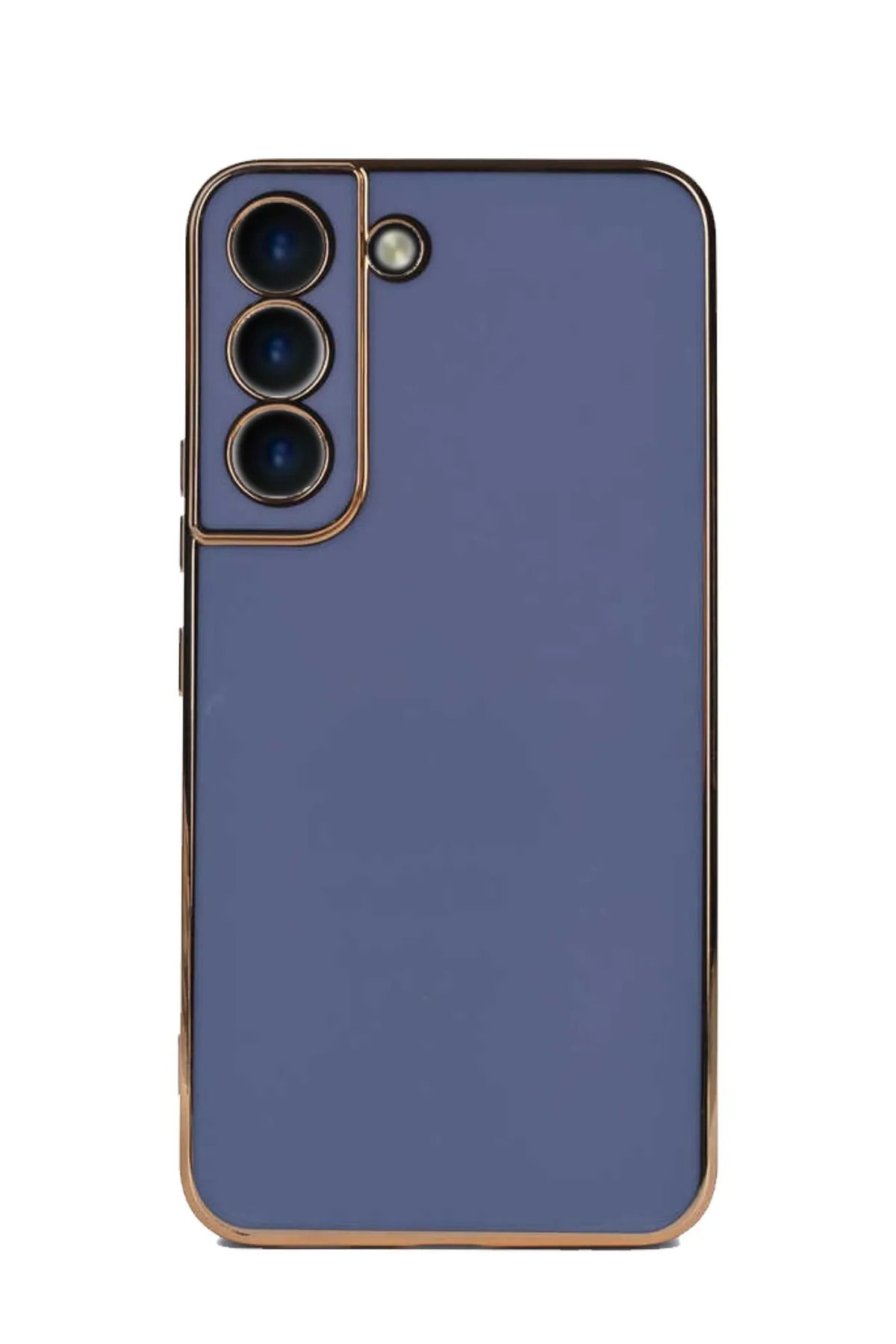 VAN LEEUWEN Samsung Galaxy S22 Uyumlu Kapak Kamera Korumalı Lazer Kenarları Renkli Lüx Silikon KılıfVan LEEUWEN