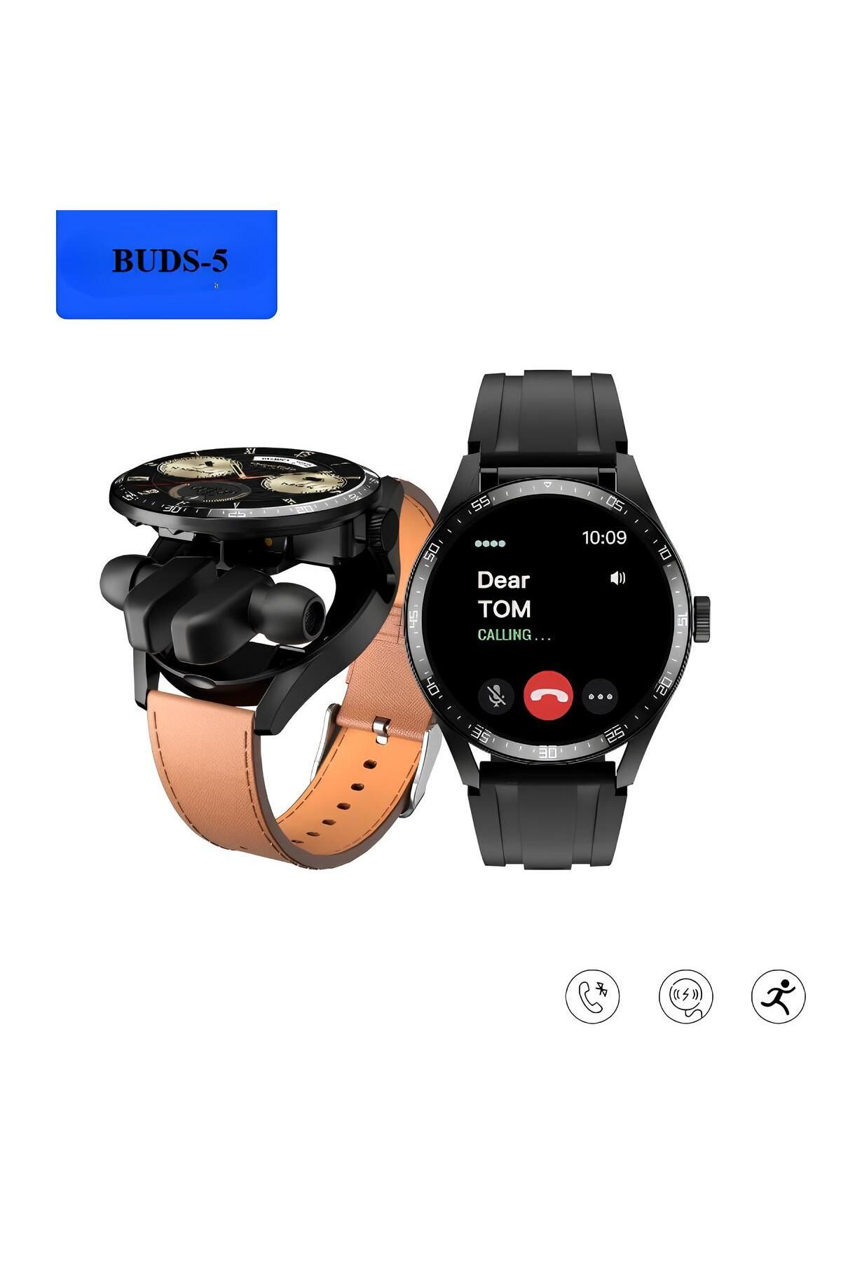 KALOBEE Gt5 Buds Bluetooth Kulaklıklı 2si 1 Arada Watch Buds Akıllı Saat