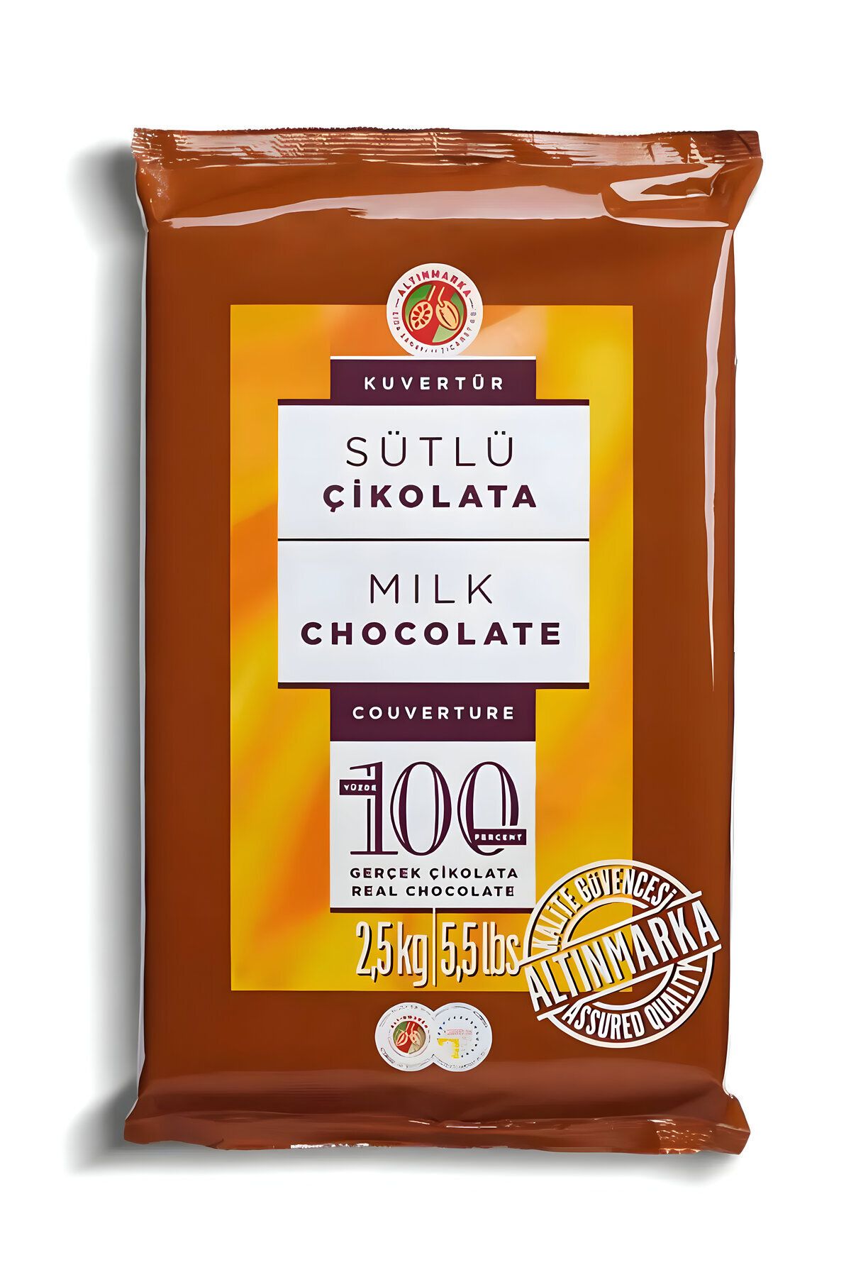 Altınmarka Alt70 Sütlü Kuvertür Çikolata 2.5 Kg Premium Series