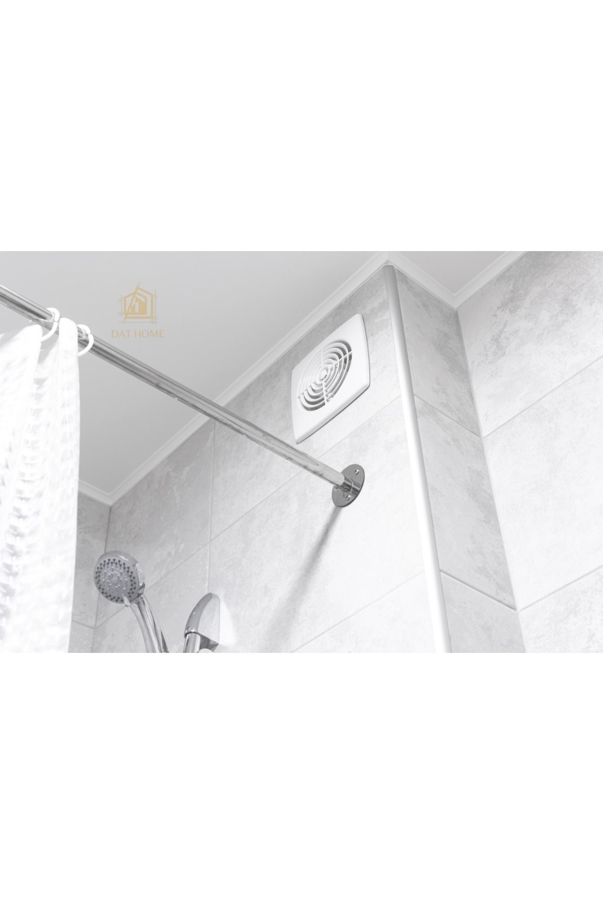 Genel Markalar 150'Lİk Banyo Tuvalet Mutfak Aspiratörü, Elektrikli Havalandırma Fanı 15 Cm Çap