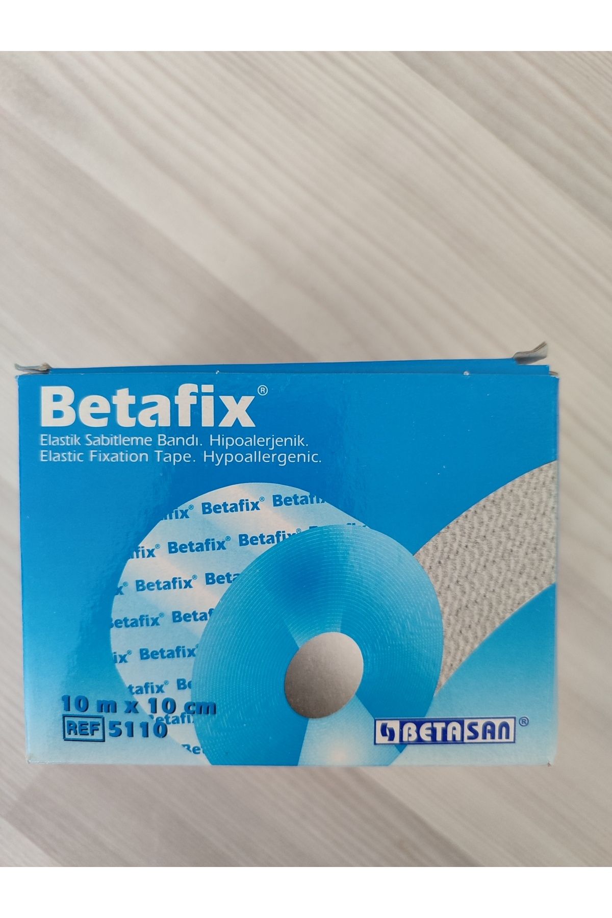 Betafix 10x10 Elastik Sabitleme Bandı. Hipoalerjenik
