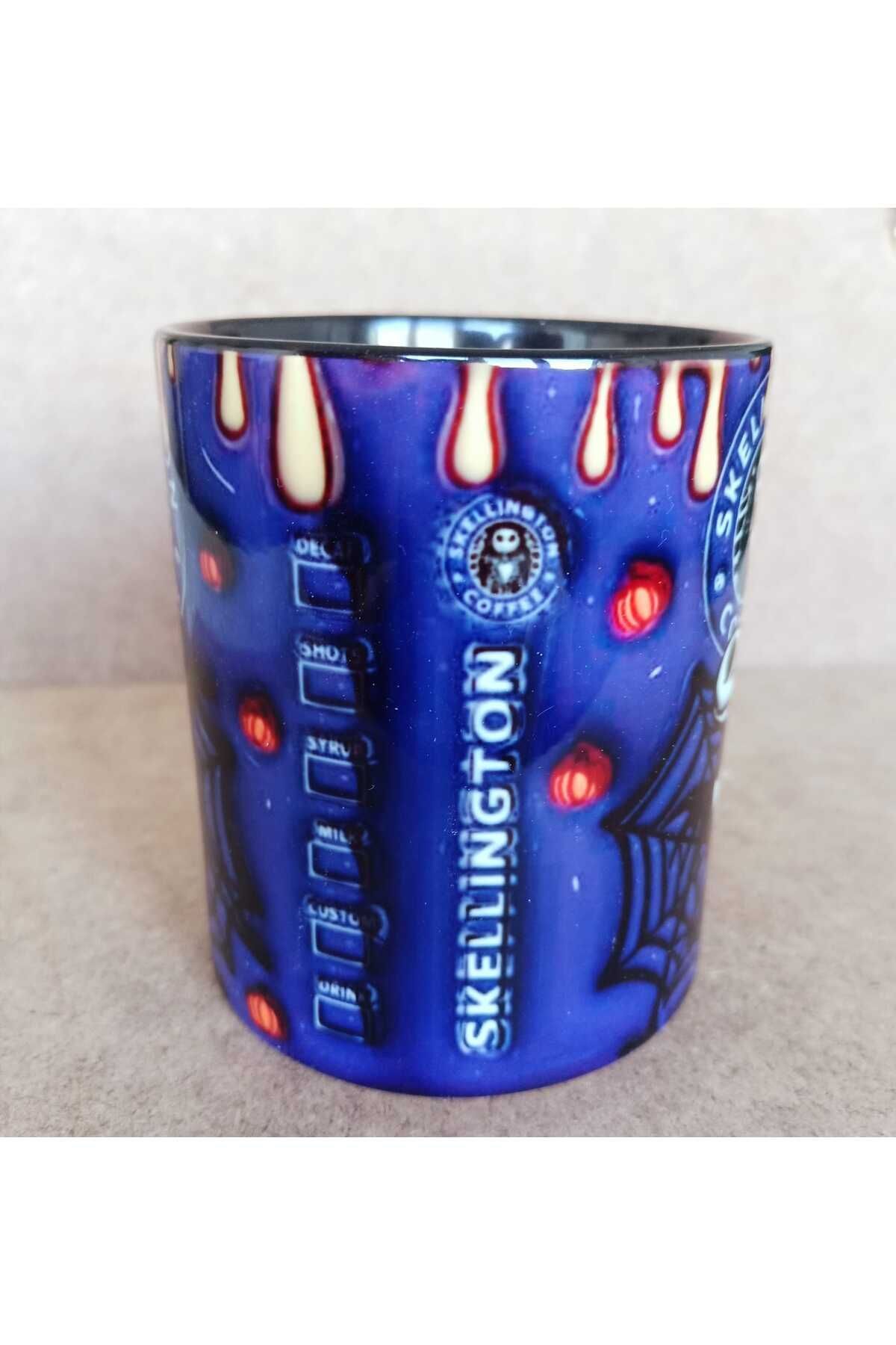 Mugs and love Skelington 3D tasarım kupa