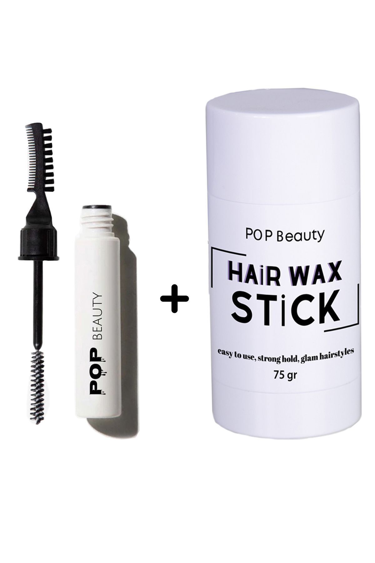 POP Beauty Kaş Sabitleyici Ve Şekillendirici & Saç Şekillendirici Stick Wax