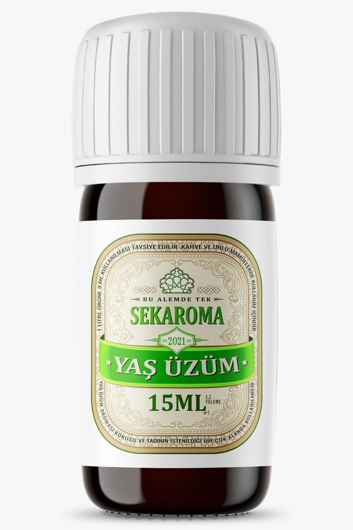 Sek Aroma Tekirdağ Yaş Üzüm Aroması 15 ml (5 LİTREYE UYUMLU)