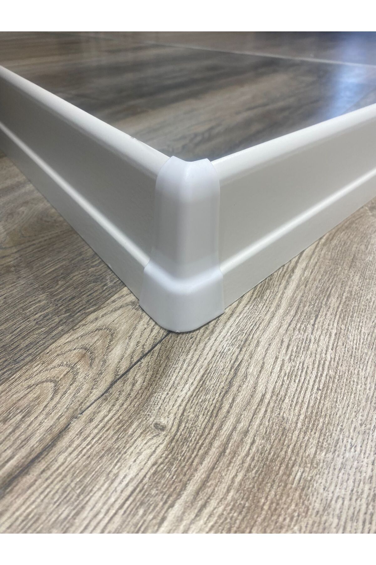 PashaDekor 8 cm Beyaz Süpürgelik iç köşe dış köşe aparat