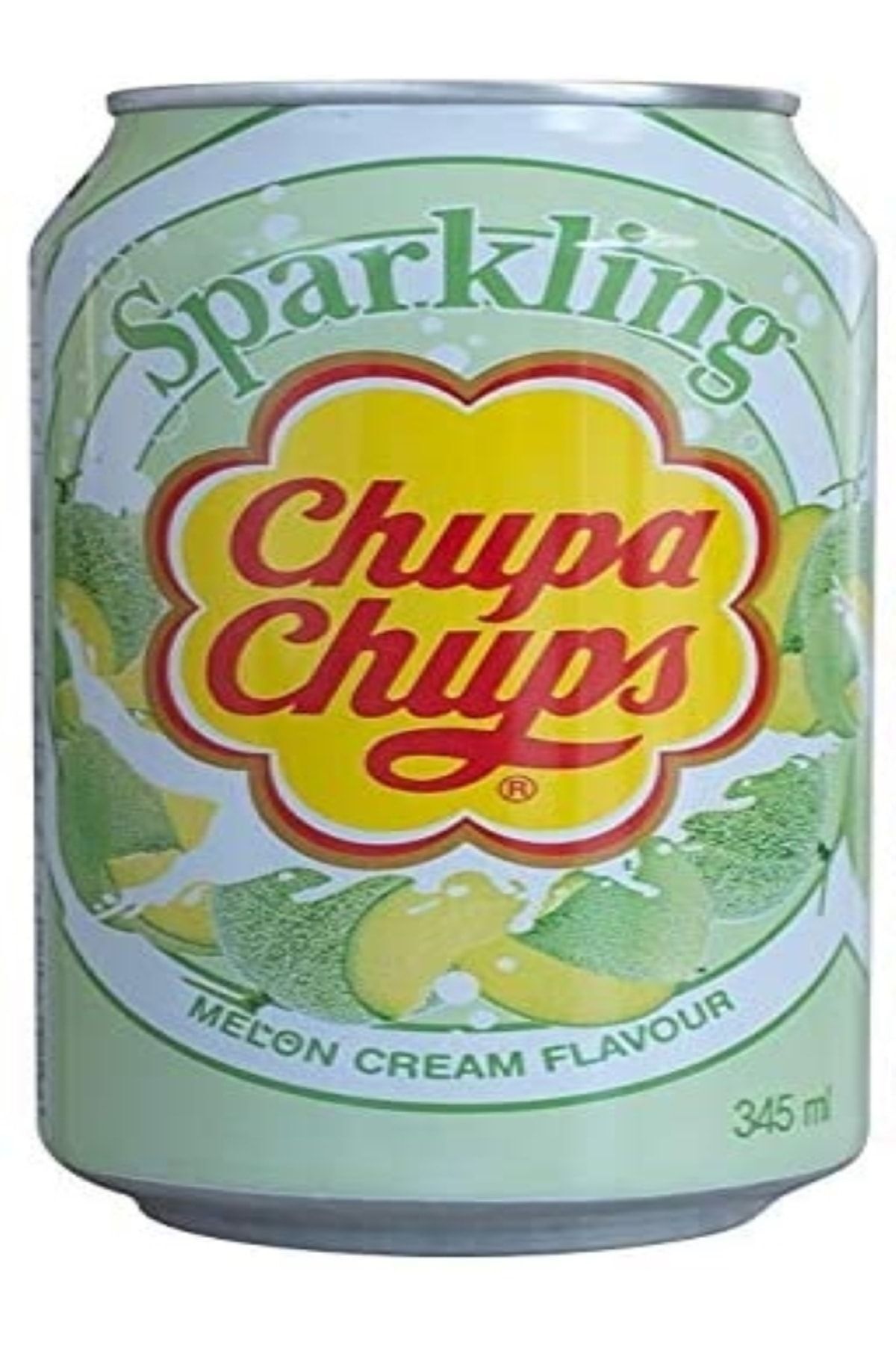 Chupa Chups Sparkling Melon & Cream Flavour Soda 345 Ml