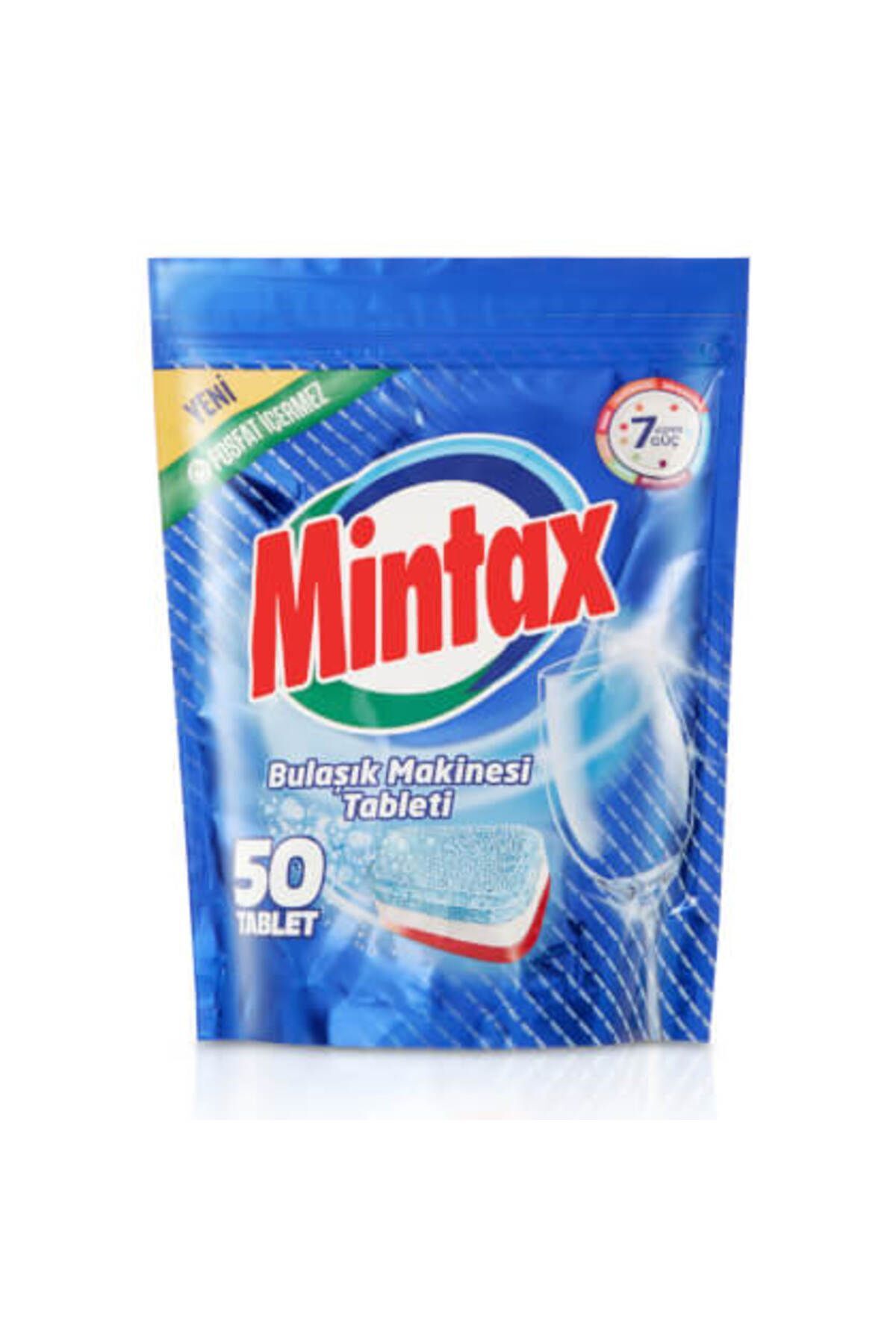 Mintax ( 2 ADET ) Mintax 7 in 1 Bulaşık Makinesi Tablet Deterjanı 50li