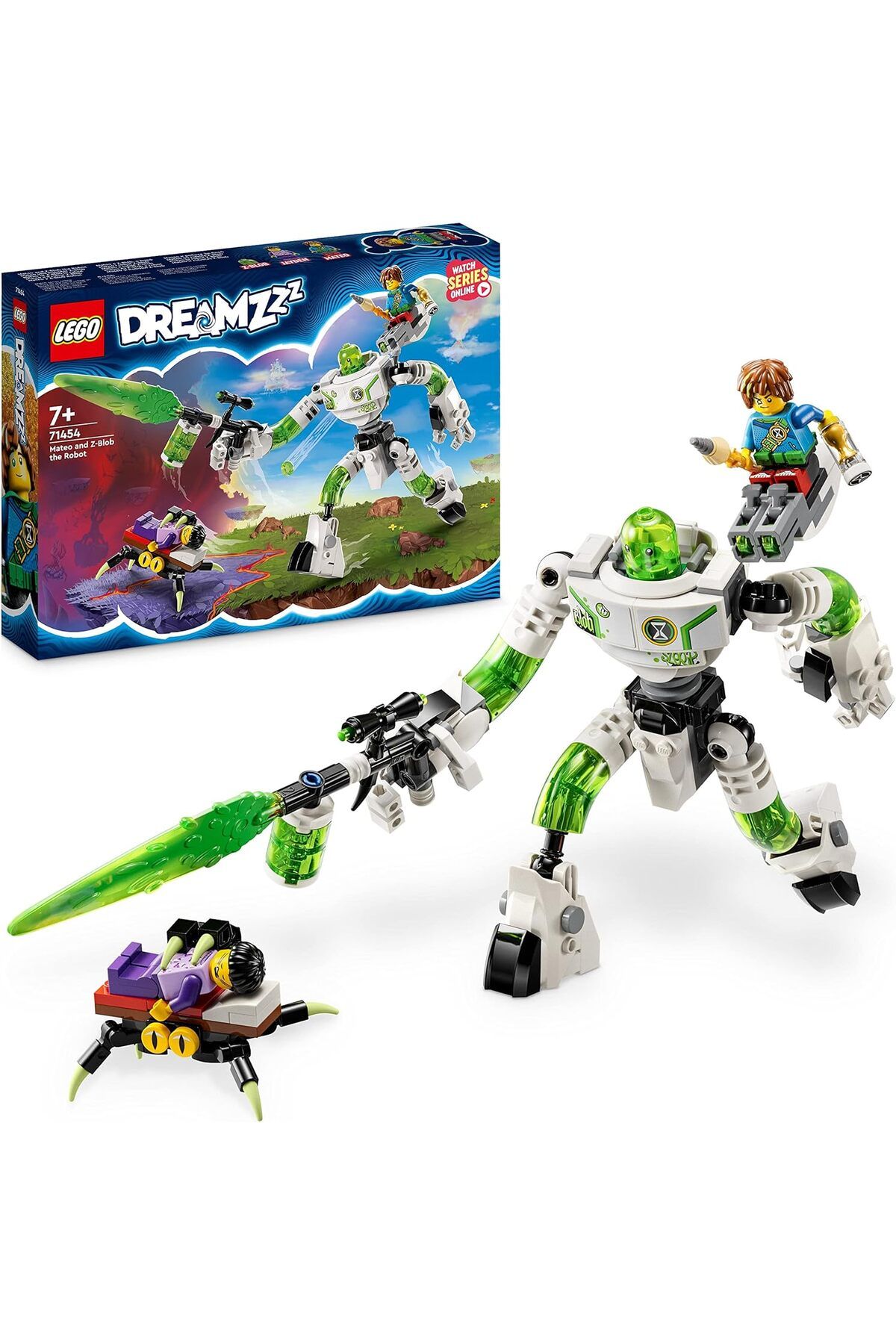 Genel Markalar DREAMZzz™ Mateo ve Robot Z-Blob 71454-7 Yaş ve Üzeri Macera Sever Çocuklar için LEGO® DR
