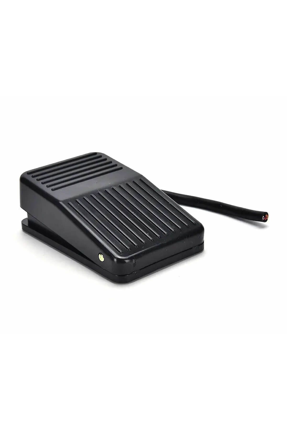 Genel Markalar Pedal Ayak Butonu Kaydırmaz AC 250V 10A NO NC SPDT Push Anlık Ayak Kontrollü Anahtar Switch Freze