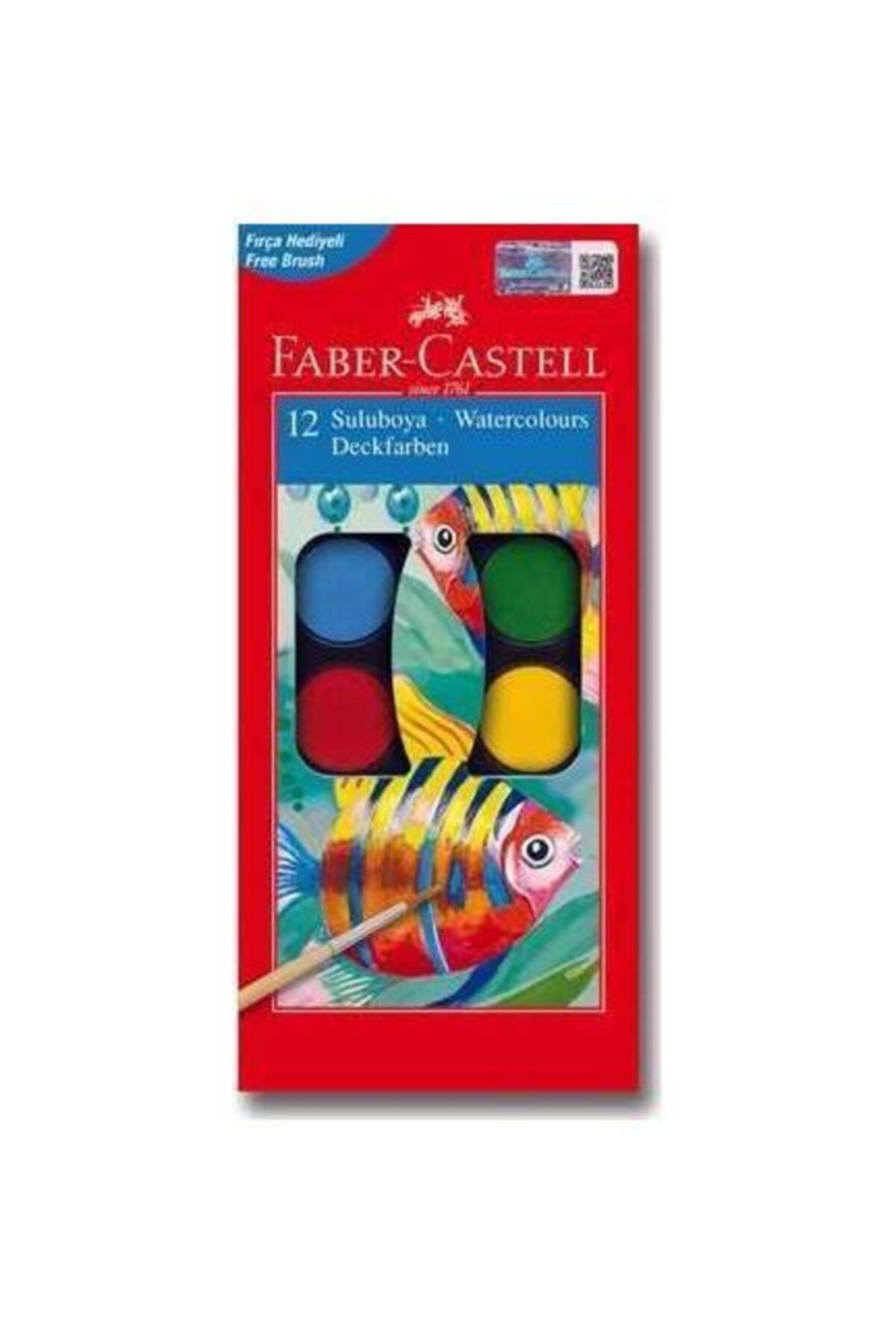 Faber Castell Faber-castell Suluboya 12 Renk Küçük Boy