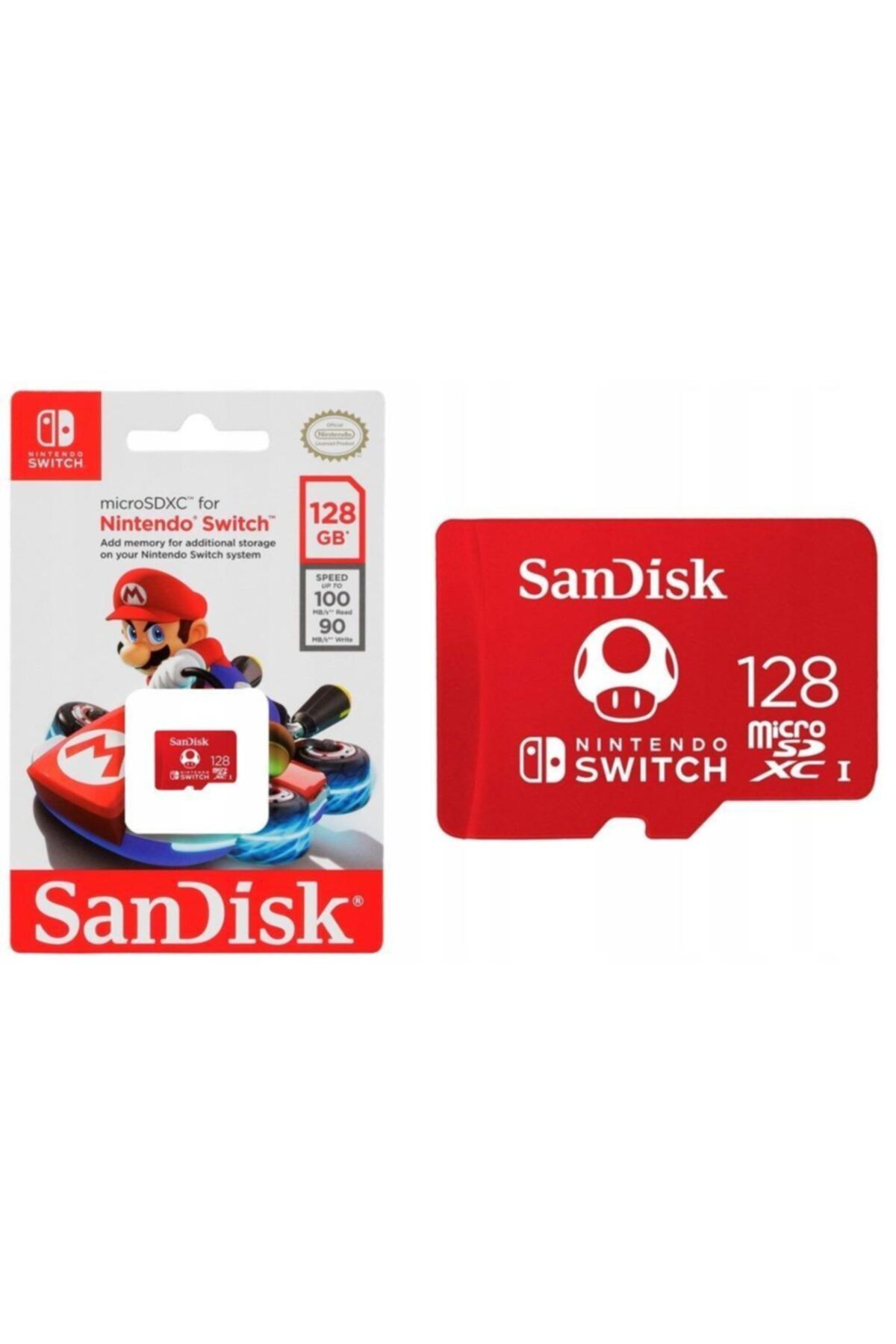 Sandisk 128gb Nintendo Switch Microsdxc Hafıza Kartı 100mb/60mb/s V30 U3 C10 A1 Uhs-1